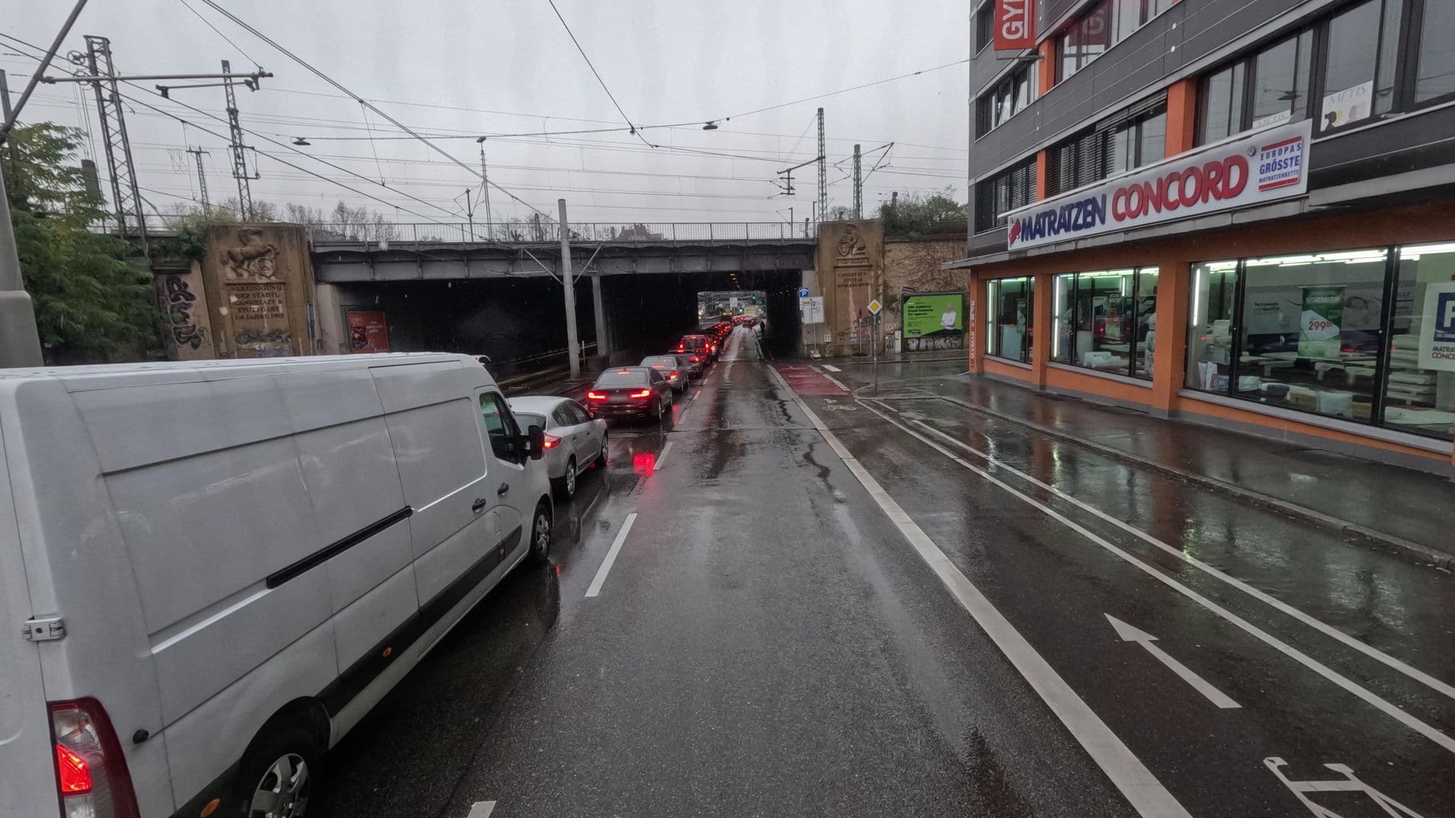 Street view near B&B Hotel Stuttgart-Bad Cannstatt, Stuttgart-Ost — © Goutam (CC BY-SA · Mapillary)