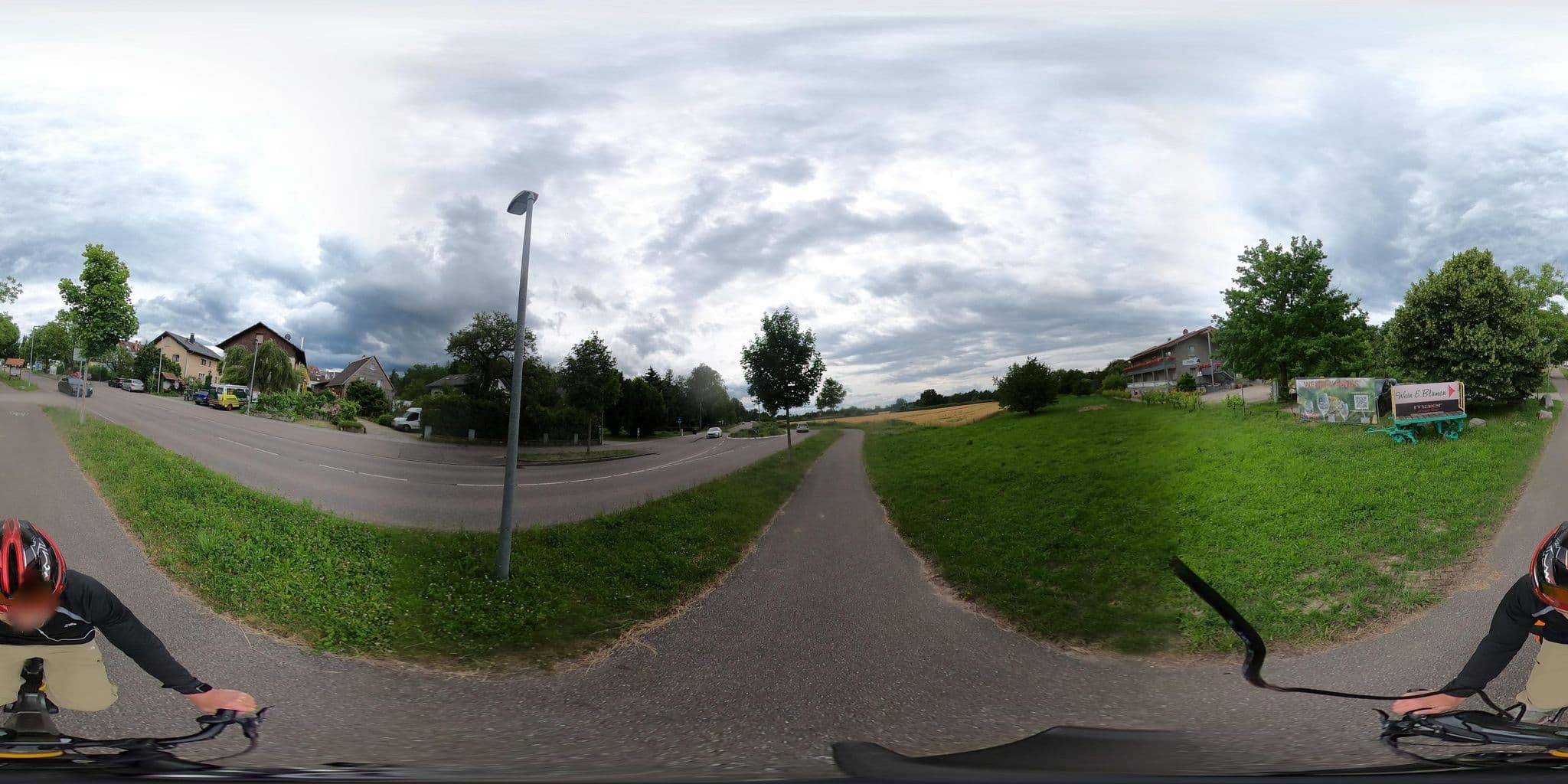 Street view near Wein Bleibe, Kuppenheim — © RadNETZ (CC BY-SA · Mapillary)