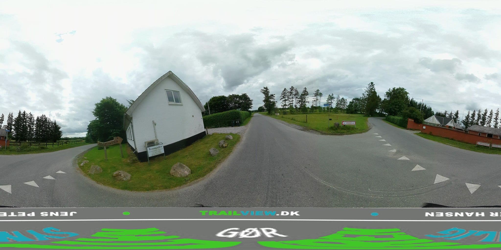 Street view near Kanogården, Hobro — © jenspeterhansen (CC BY-SA · Mapillary)