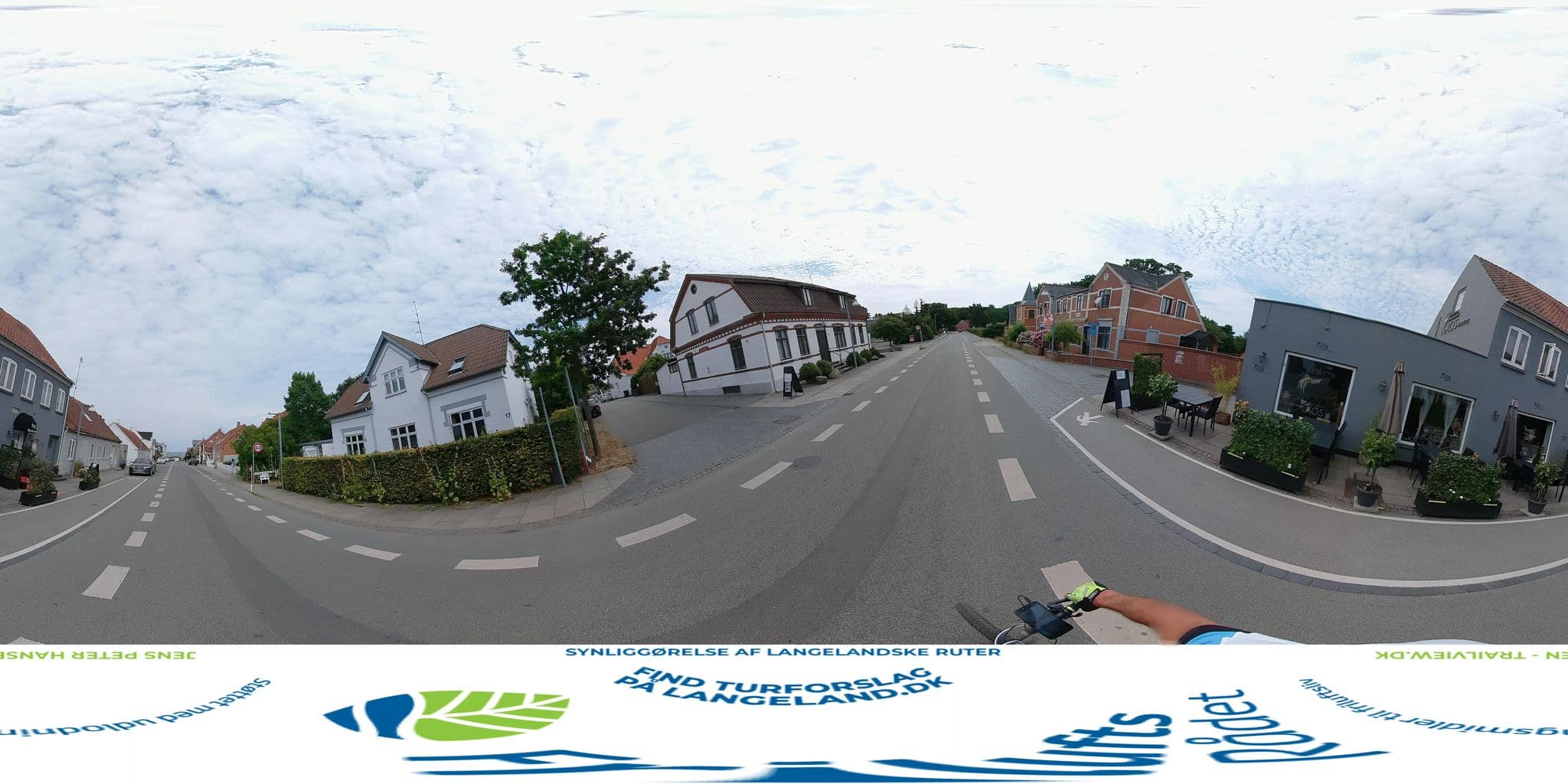 Street view near Pension Skovly, Tranekær — © jenspeterhansen (CC BY-SA · Mapillary)