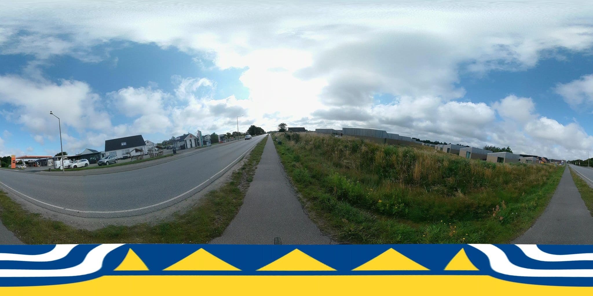 Street view near Motel Hune Apartments, Pandrup — © jenspeterhansen (CC BY-SA · Mapillary)