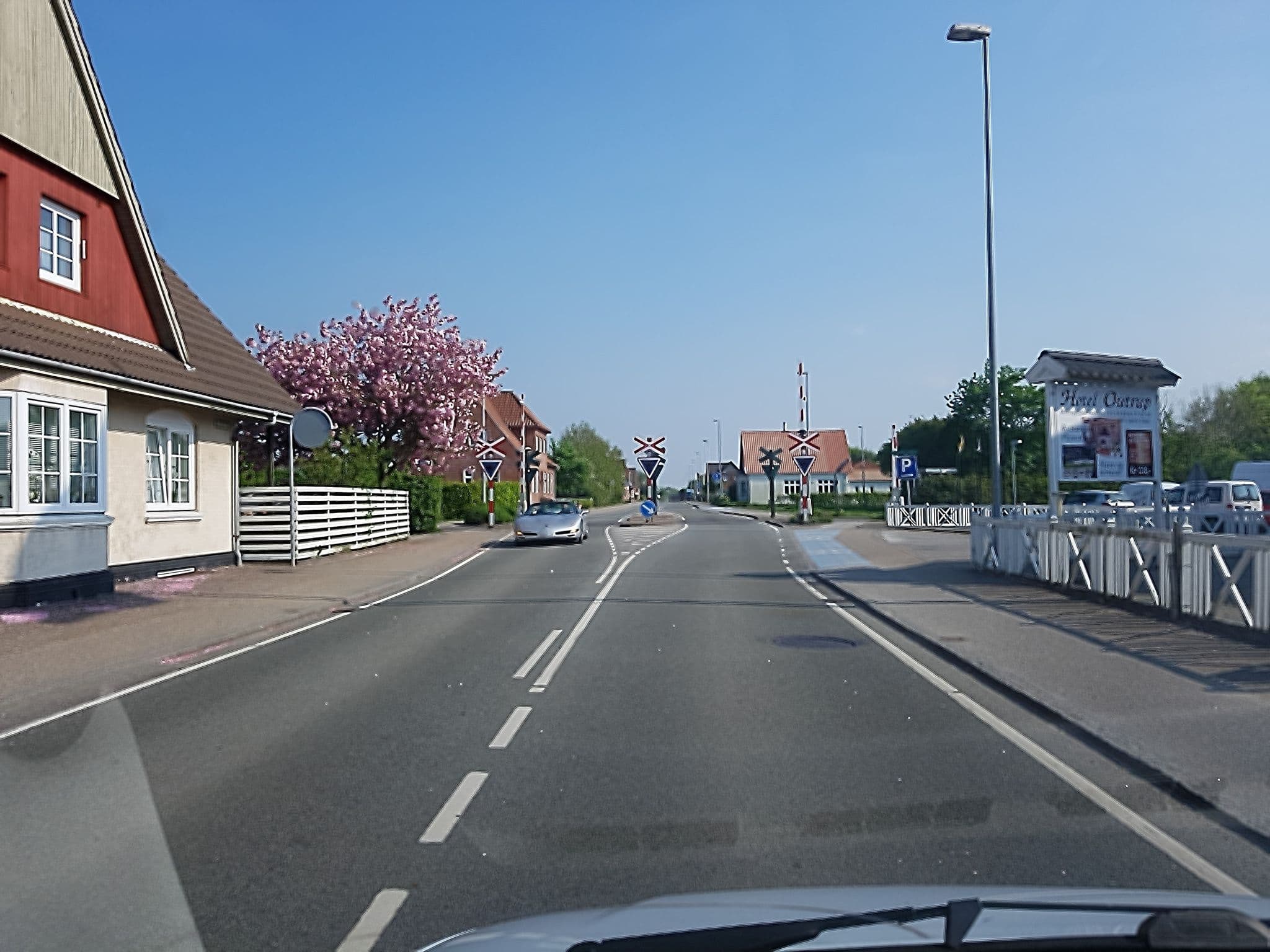 Street view near Hotel Outrup, Outrup — © mikini (CC BY-SA · Mapillary)