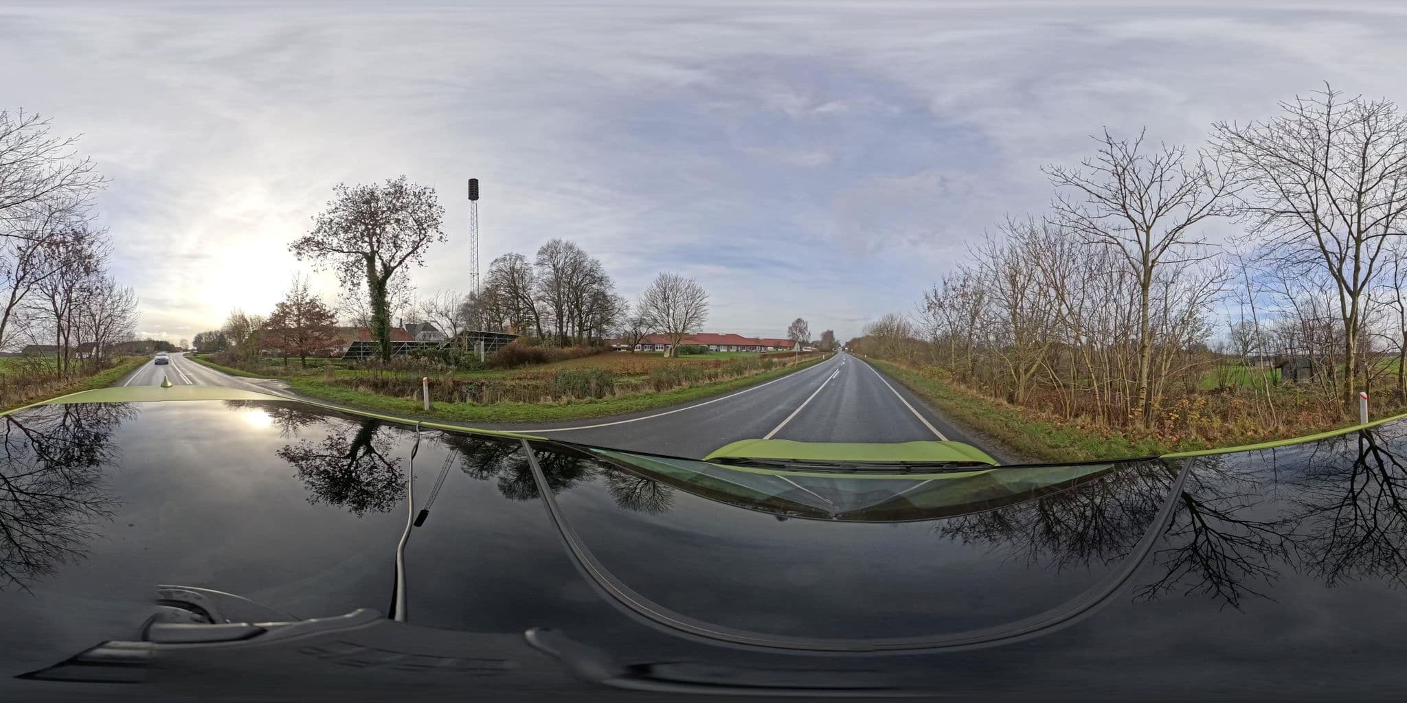 Street view near Bålhytte og shelter ved Skodborg Børnesø, Vejen — © berkel_ (CC BY-SA · Mapillary)