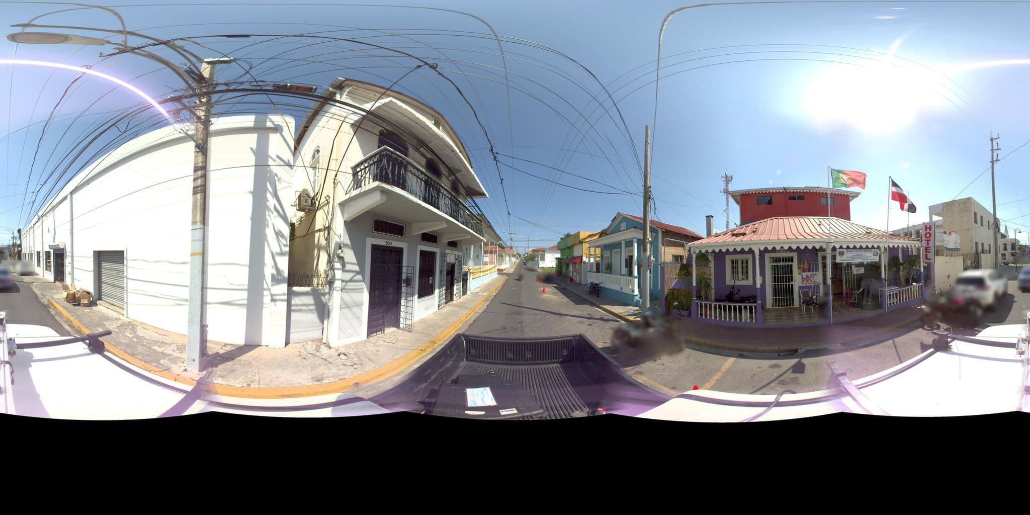 Street view near Hostal Kevin, Puerto Plata — © gtt (CC BY-SA · Mapillary)