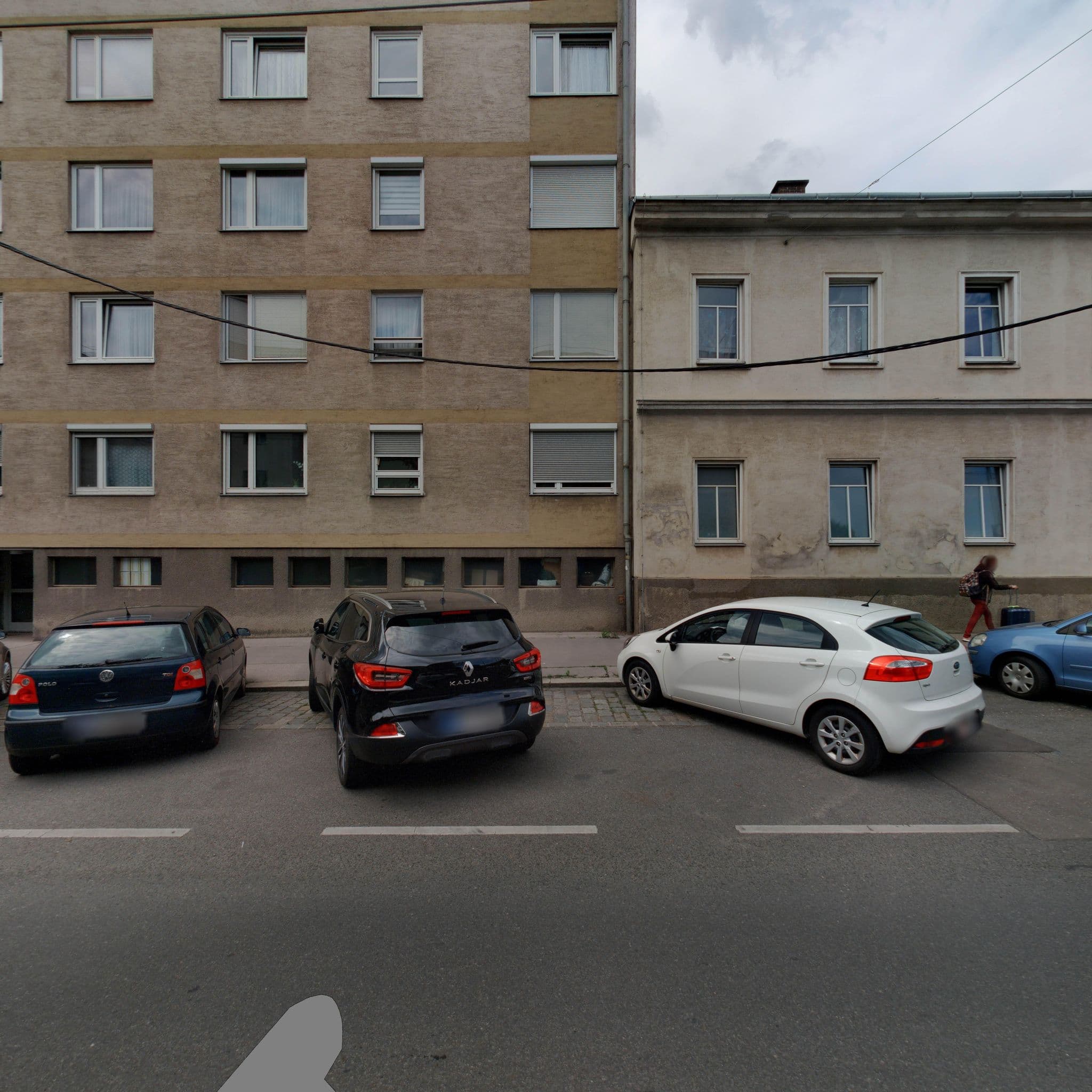 Street view near B&B Hotel Wien-St. Marx, Simmering — © eliasgander (CC BY-SA · Mapillary)