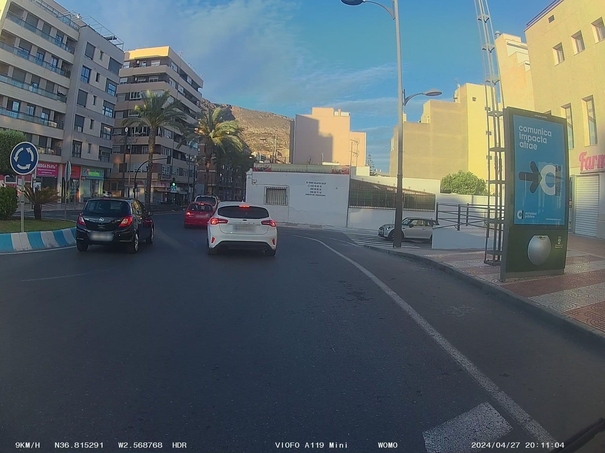 Street view near Aparthotel Aguadulce, Aguadulce — © soulcover (CC BY-SA · Mapillary)