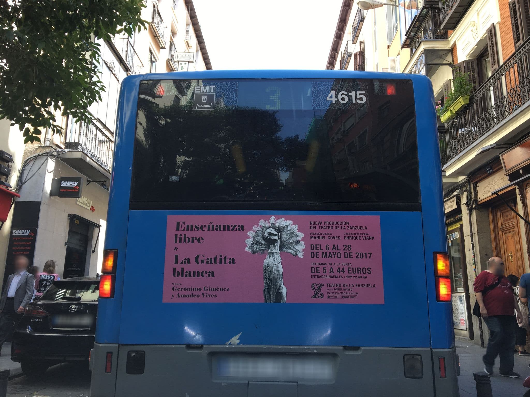 Street view near Hostal María Luisa, Justicia — © ccossio (CC BY-SA · Mapillary)