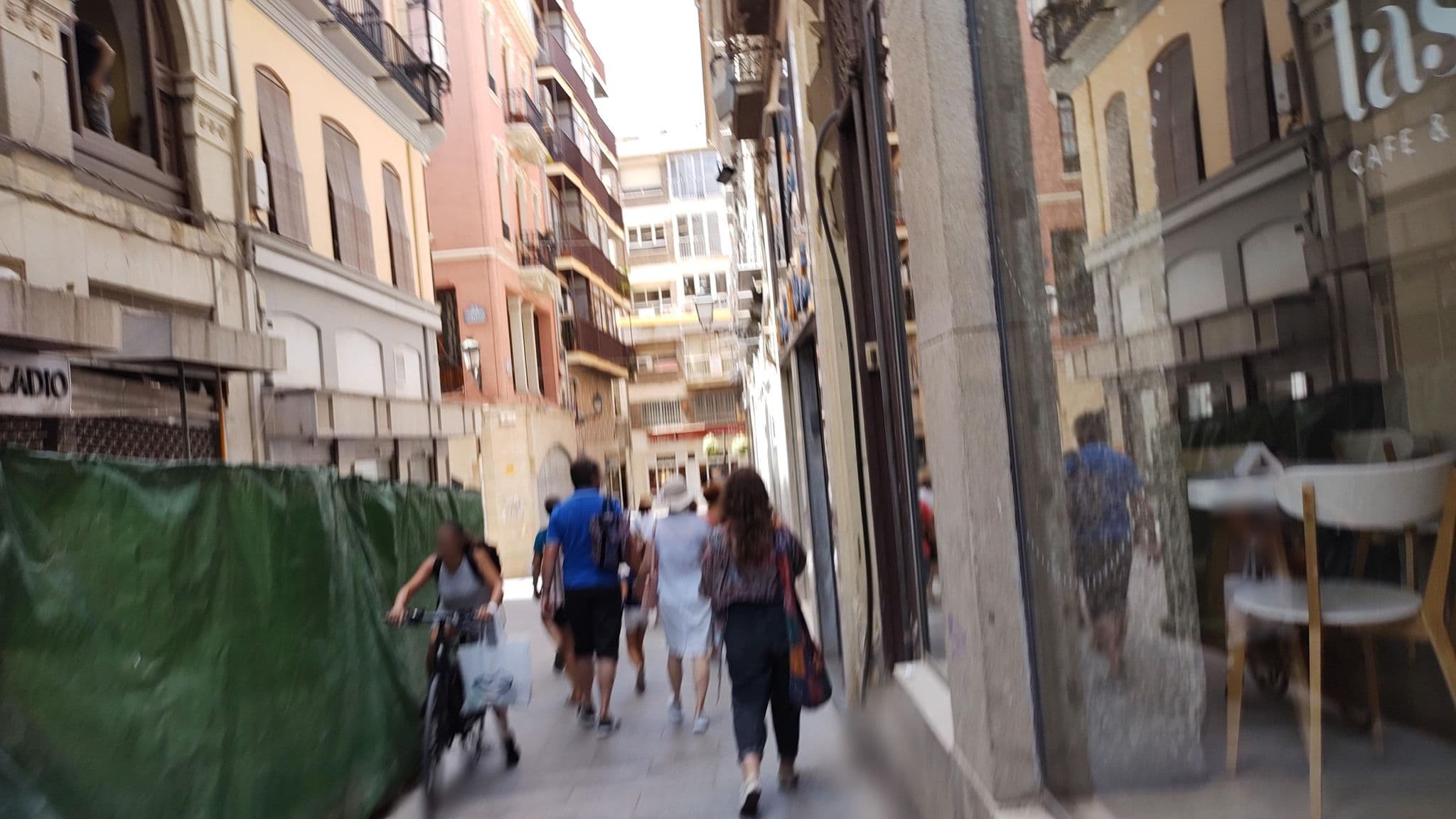 Street view near Hotel Los Tilos, Granada