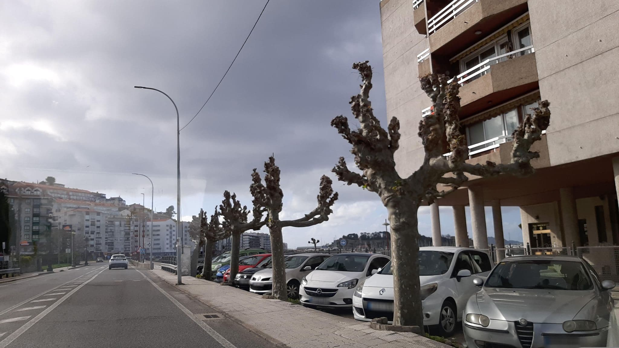 Street view near Hostal Santa Marta, Baiona — © lolailo (CC BY-SA · Mapillary)