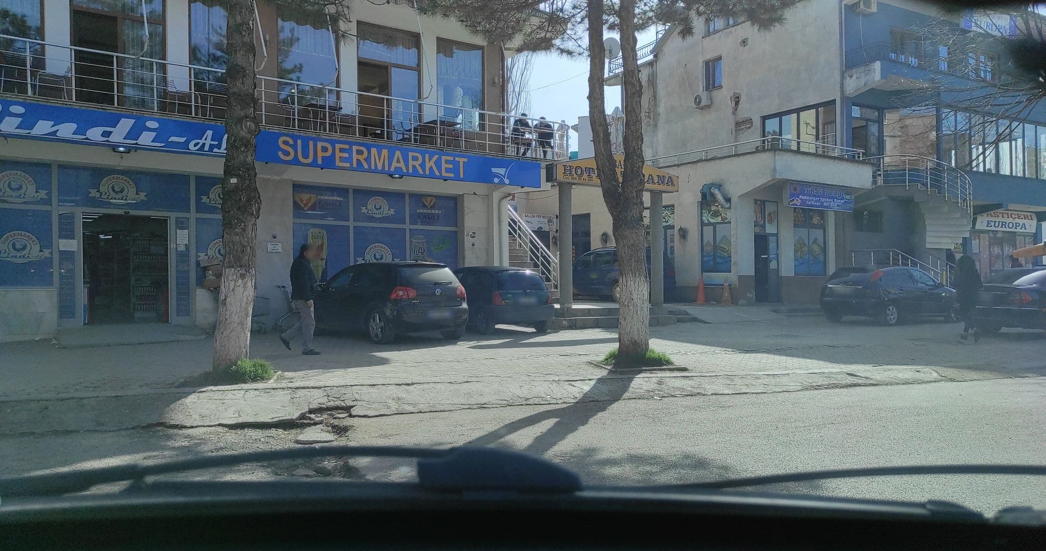 Street view near Bar Hotel "Europa", Kukës — © denisju_osm (CC BY-SA · Mapillary)