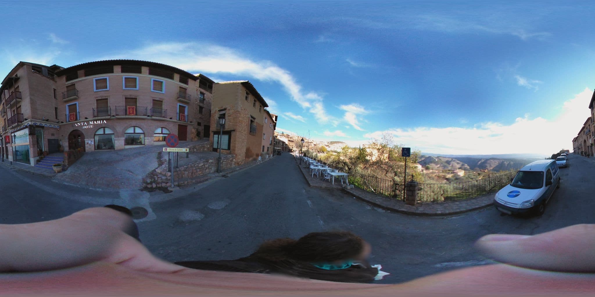 Street view near Santa María de Alquézar, Barbastro — © thx (CC BY-SA · Mapillary)