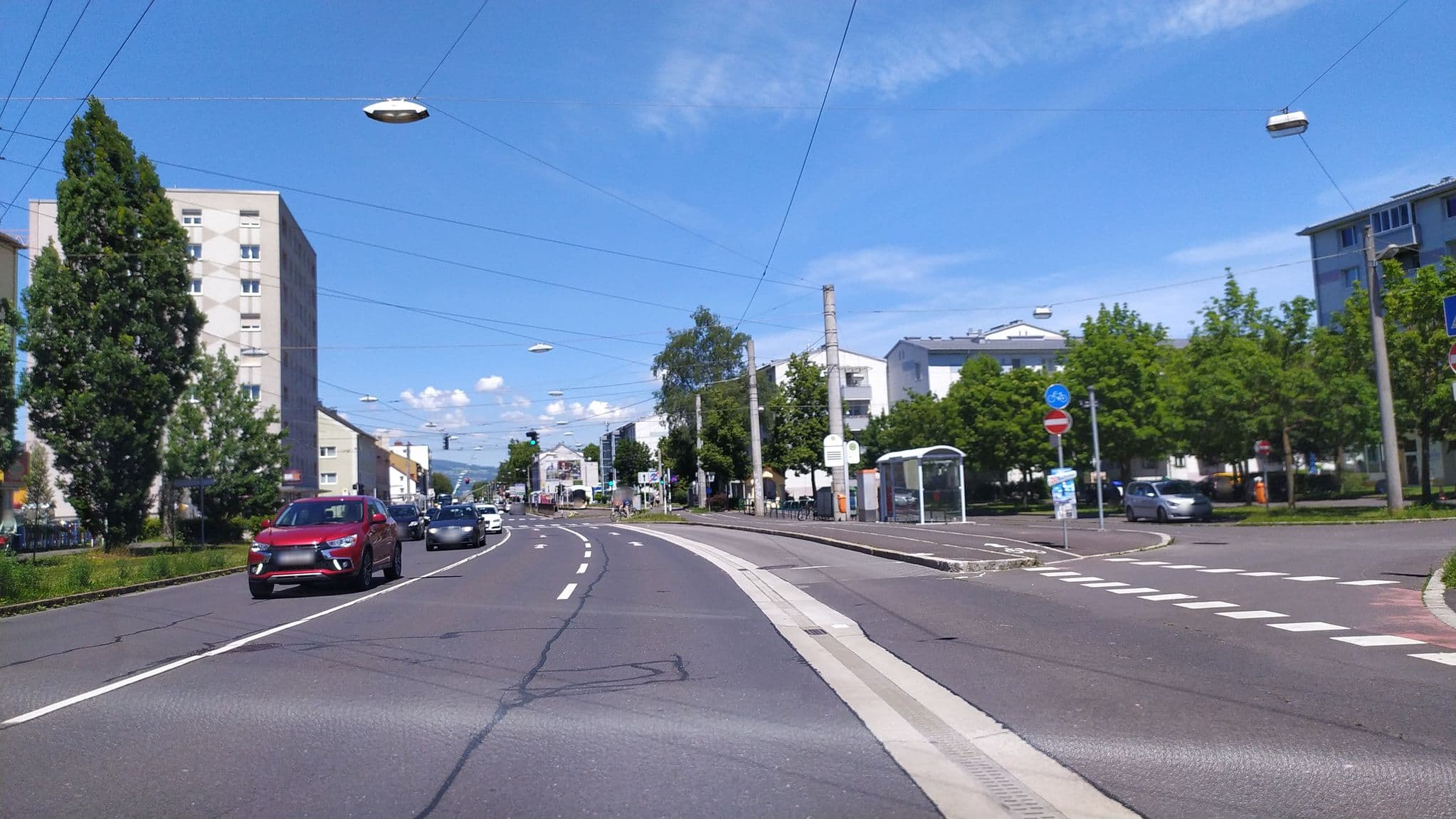 Street view near Kleinmünchen, Freindorf — © suriv (CC BY-SA · Mapillary)