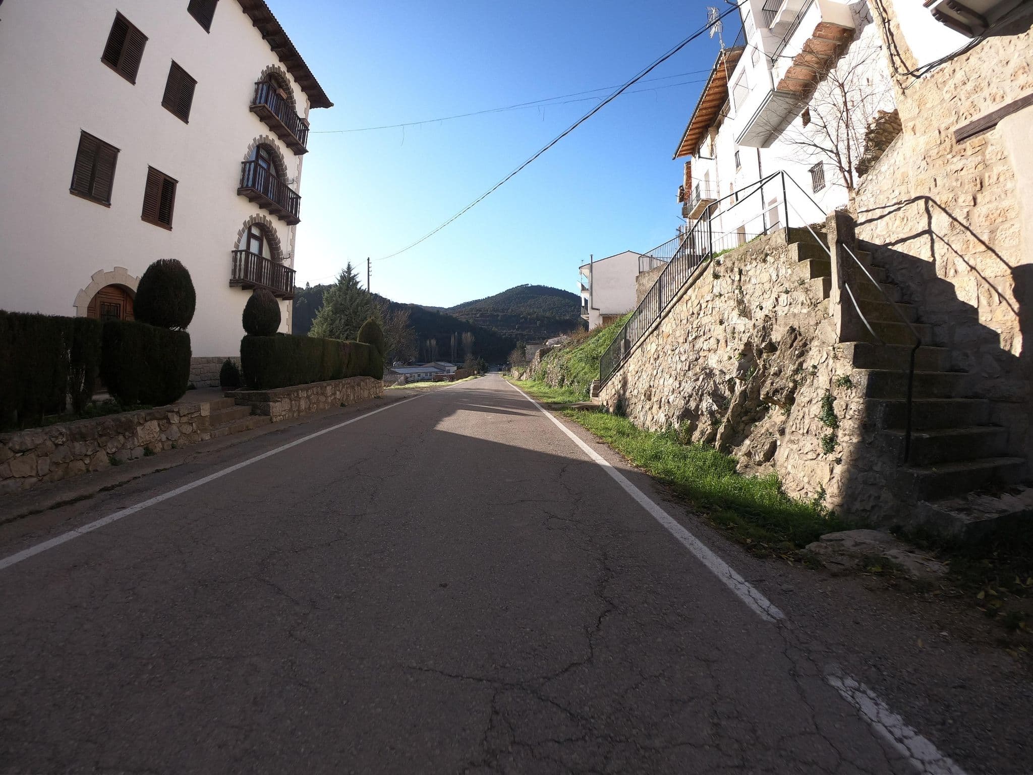 Street view near Cal Ferrer d'Herbers, Morella — © joostjakob (CC BY-SA · Mapillary)