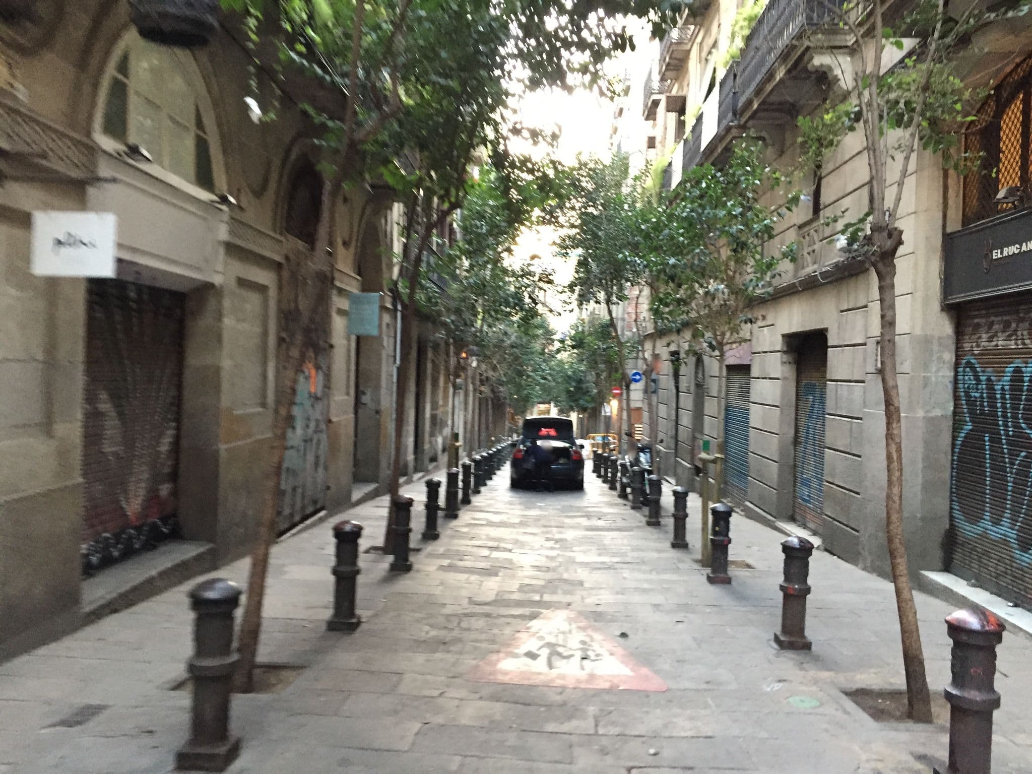 Street view near Pensión Coral, Barri Gòtic — © richlv (CC BY-SA · Mapillary)