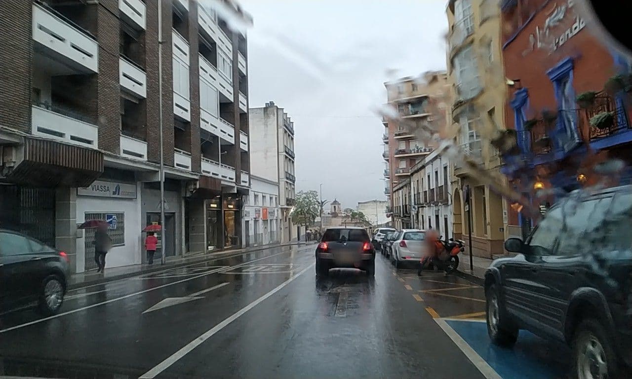 Street view near Hostal La Flor de Al-Andalus, Mérida — © sanjorgepinho (CC BY-SA · Mapillary)