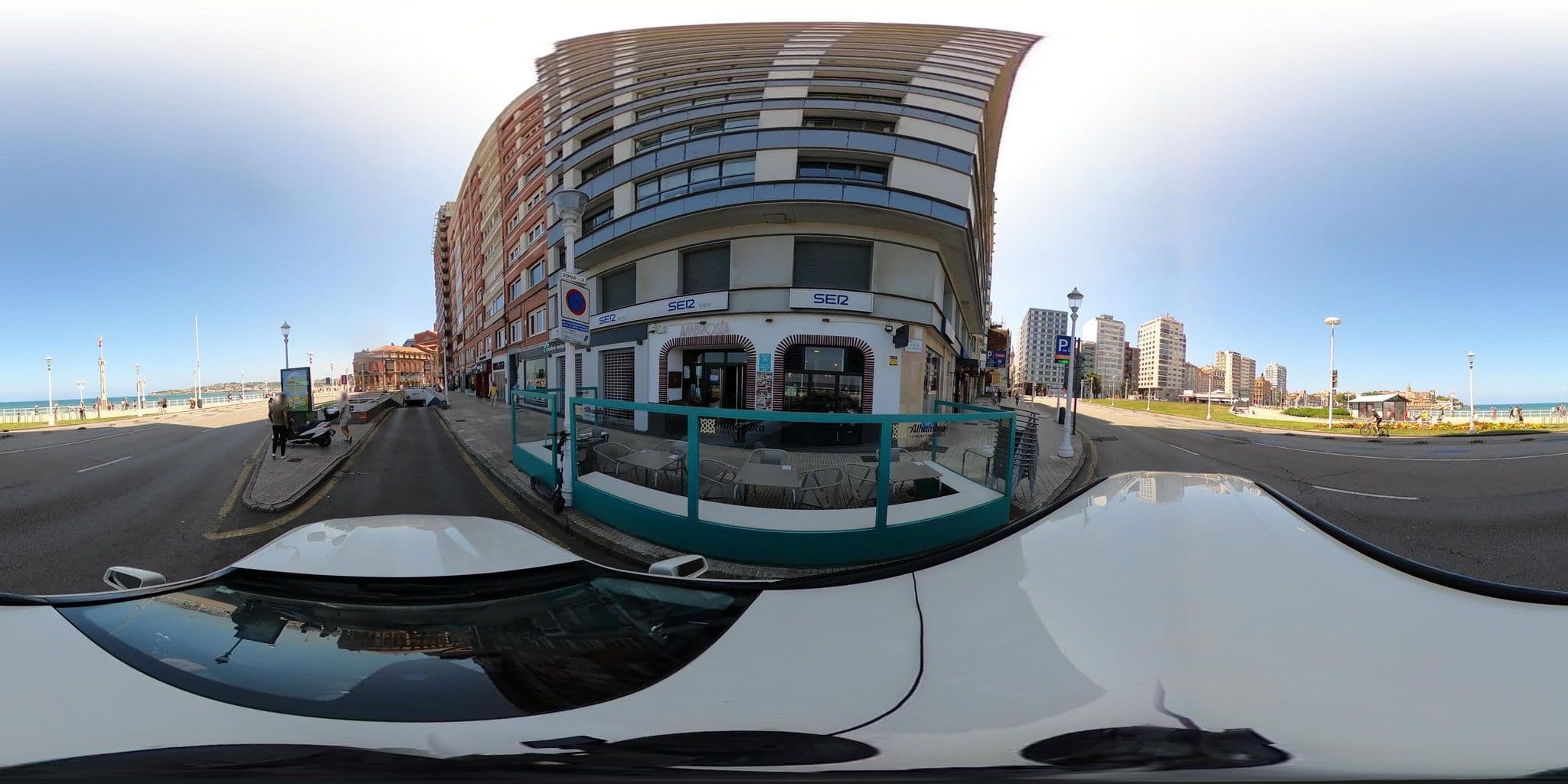 Street view near Amanecer Cantábrico VUT-5496-AS, Gijón — © sanjorgepinho (CC BY-SA · Mapillary)