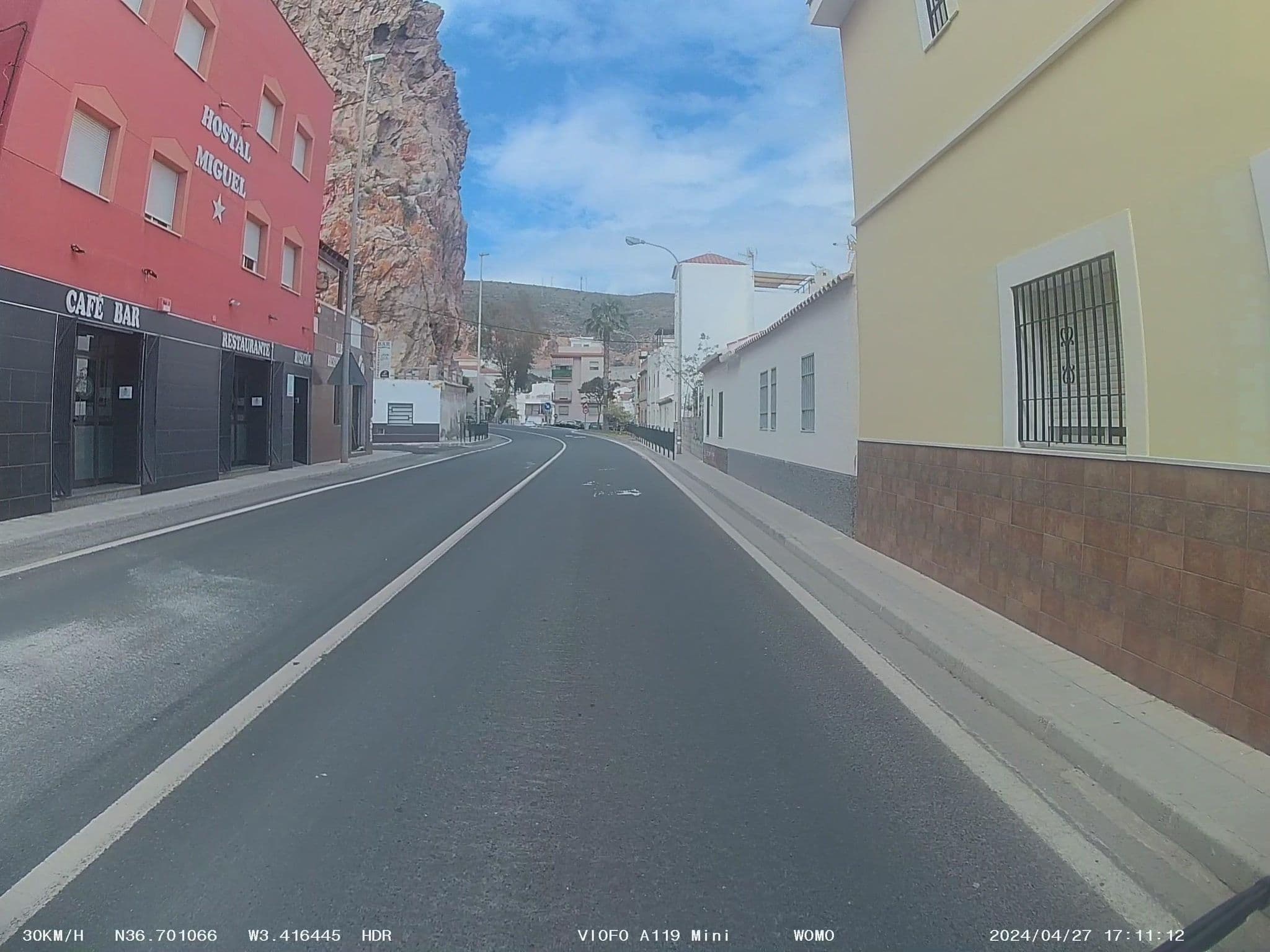 Street view near Hostal Miguel, Gualchos — © soulcover (CC BY-SA · Mapillary)