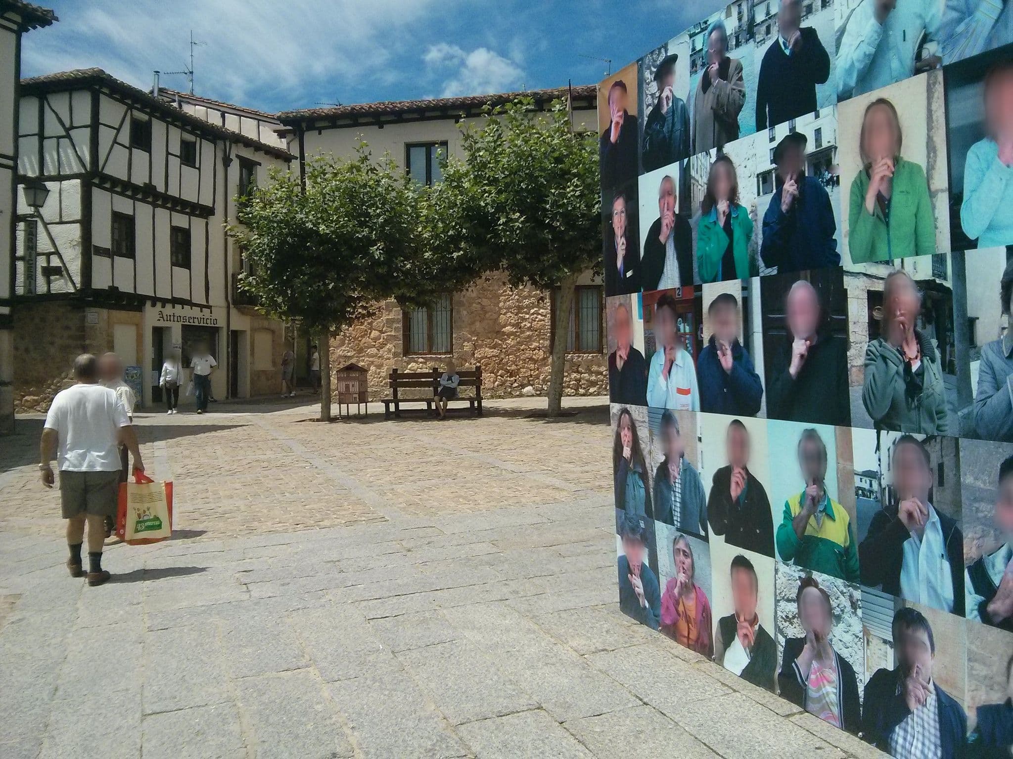 Street view near Hotel Nuevo Arlanza, Salas de los Infantes — © luisgc (CC BY-SA · Mapillary)