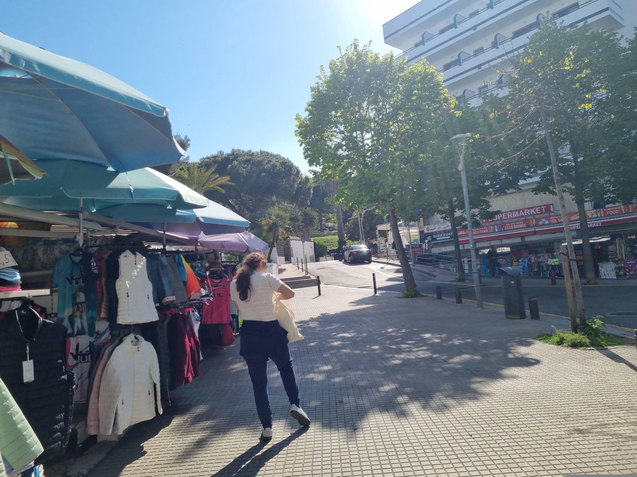 Street view near Gran Garbi, Lloret de Mar