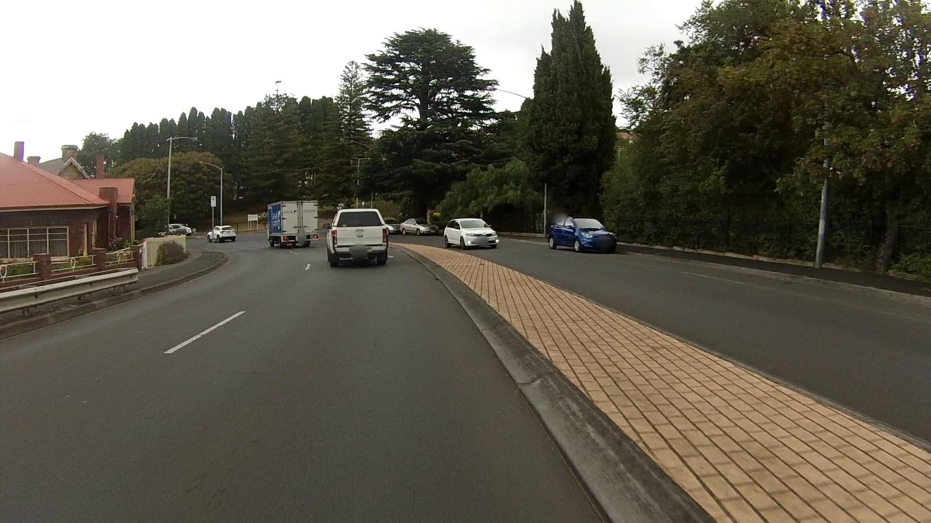 Street view near The Elms, North Hobart — © tastrax (CC BY-SA · Mapillary)
