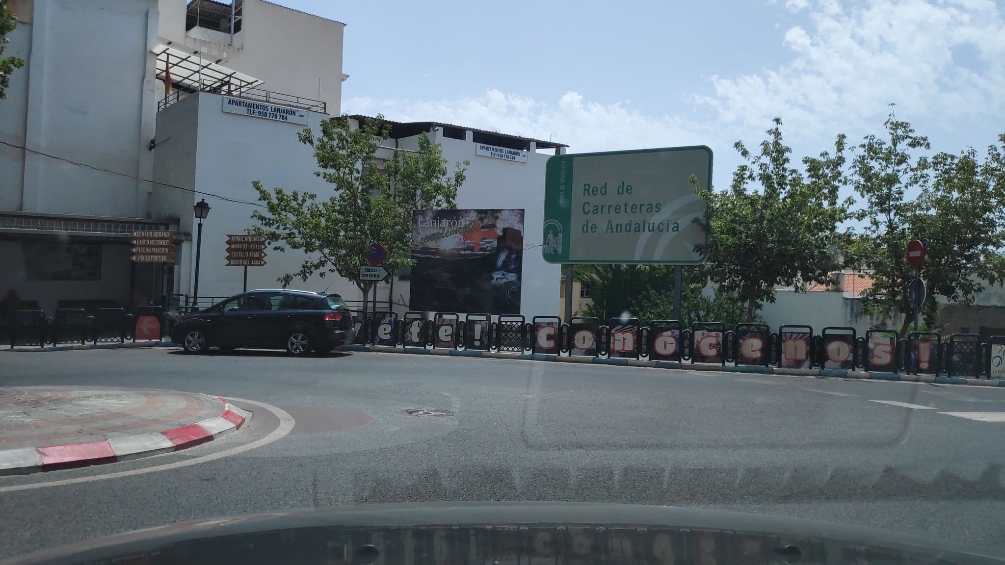 Street view near Hotel París, Lanjarón — © polkillas (CC BY-SA · Mapillary)