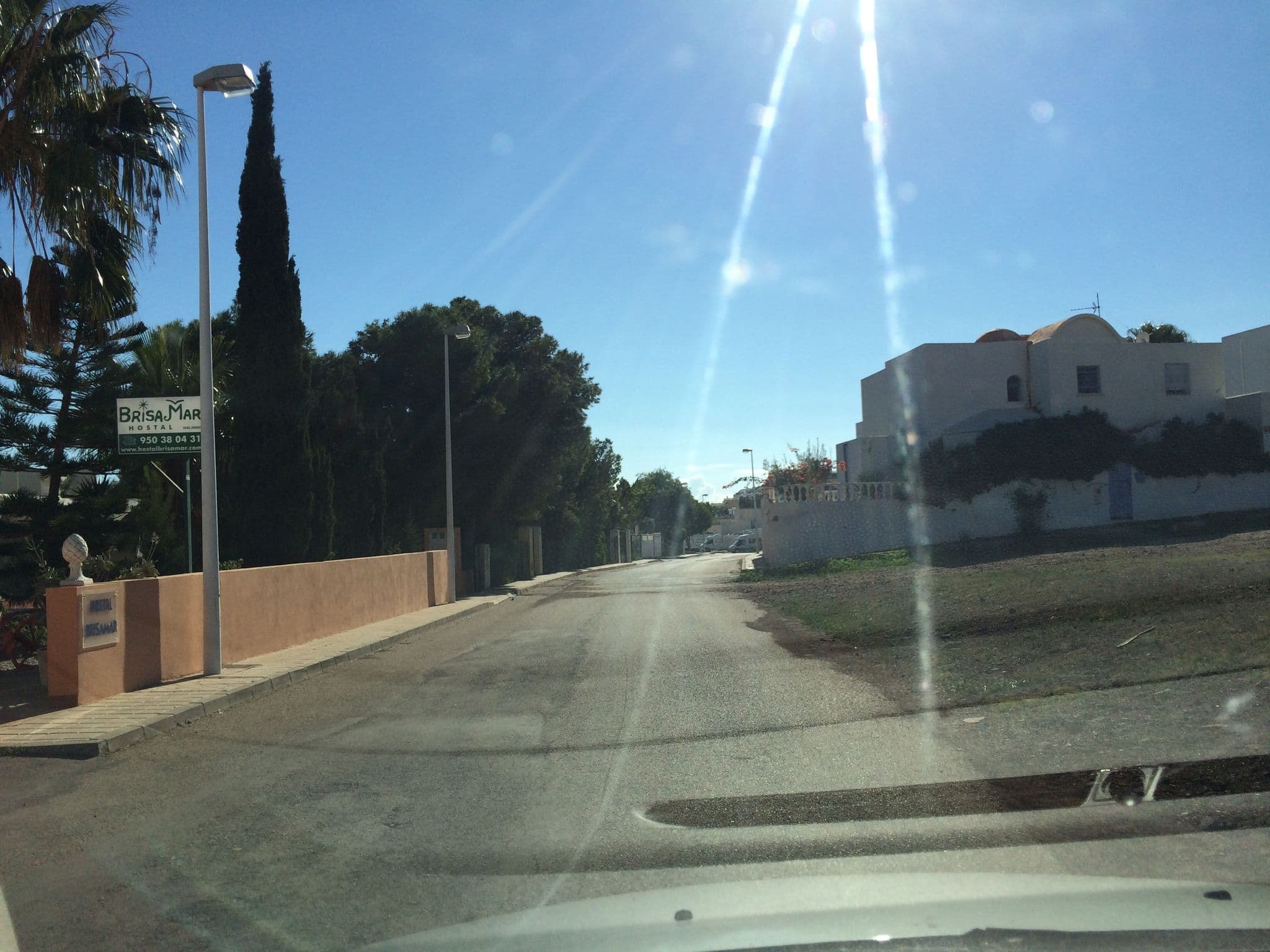 Street view near Hostal Brisamar, San José — © 1000io (CC BY-SA · Mapillary)