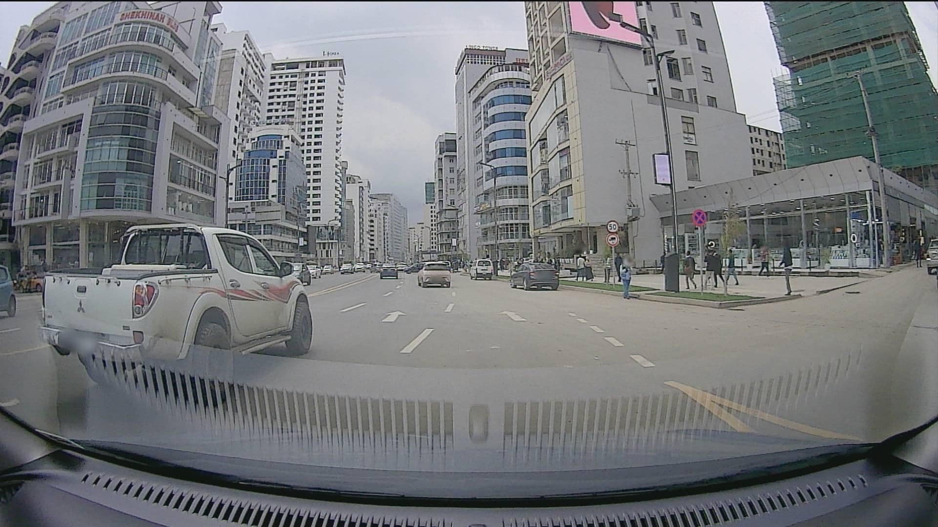Street view near Trinity Hotel, Addis Ababa — © amtxi (CC BY-SA · Mapillary)