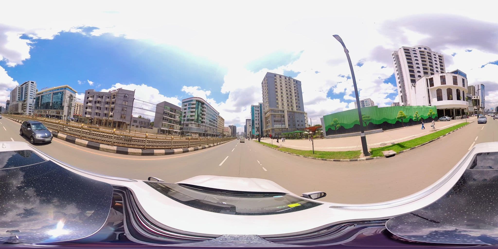 Street view near Axum, Addis Ababa