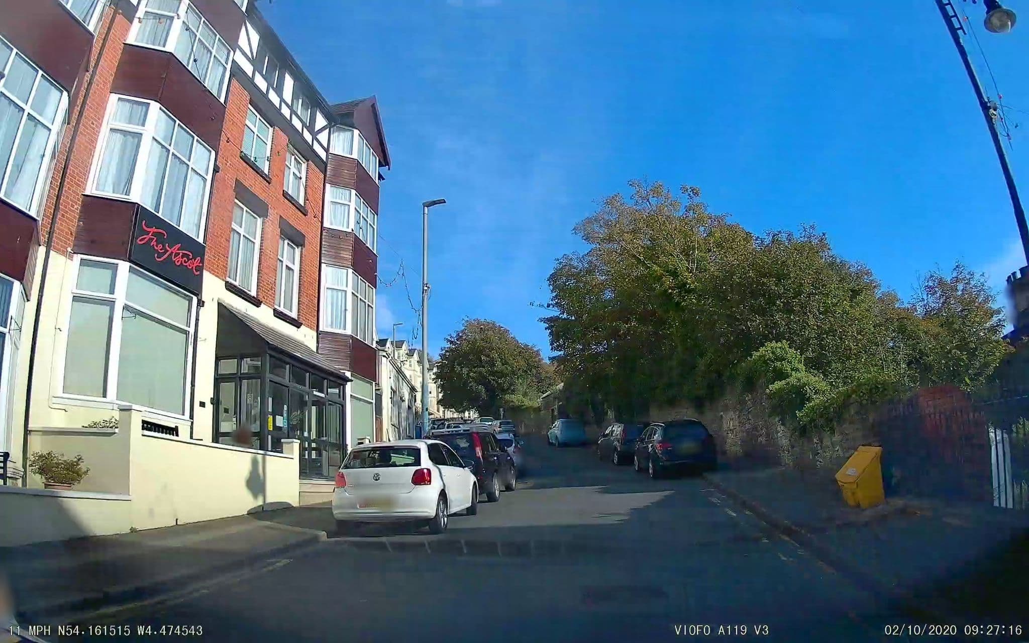 Street view near Ascot Hotel, Douglas — © iomham (CC BY-SA · Mapillary)