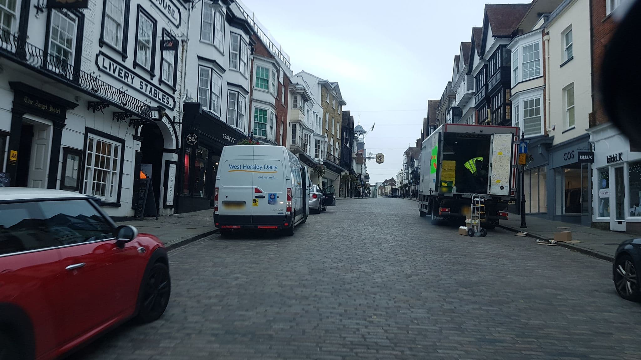 Street view near Angel Posting House & Livery, Guildford — © richardc (CC BY-SA · Mapillary)