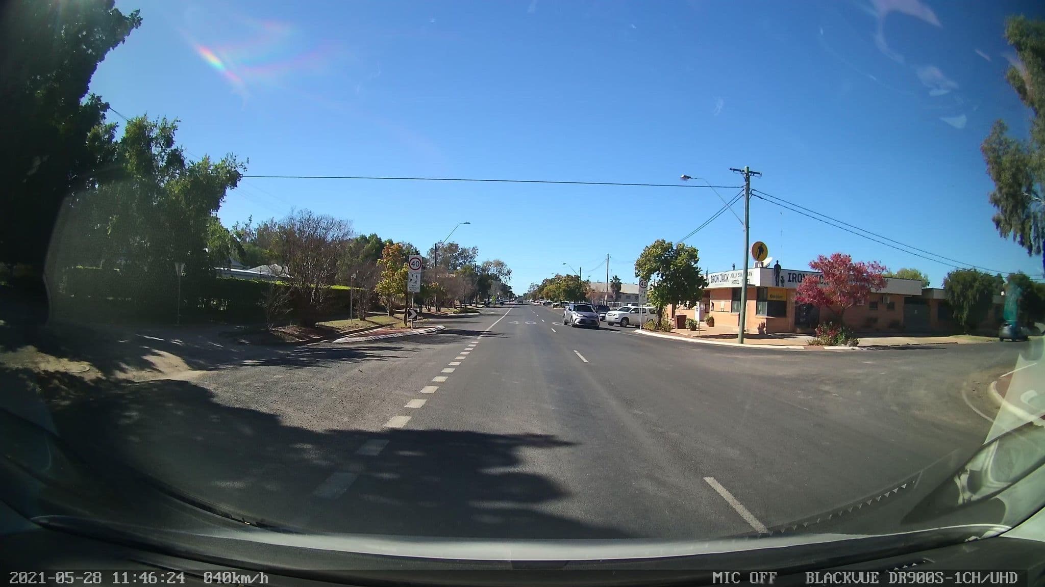 Street view near Jolly Swagman Hotel Motel, Moree — © bob3bob3 (CC BY-SA · Mapillary)