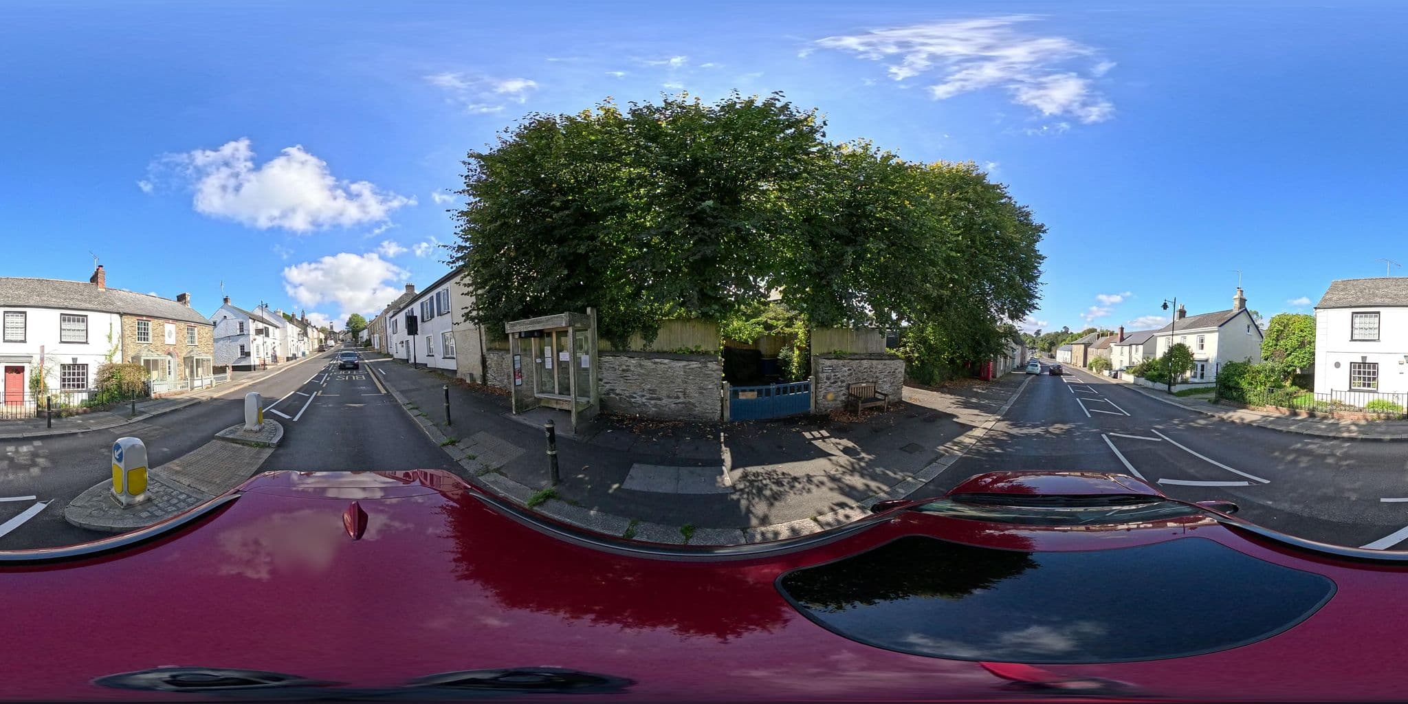 Street view near Perran House, Probus — © southglos (CC BY-SA · Mapillary)