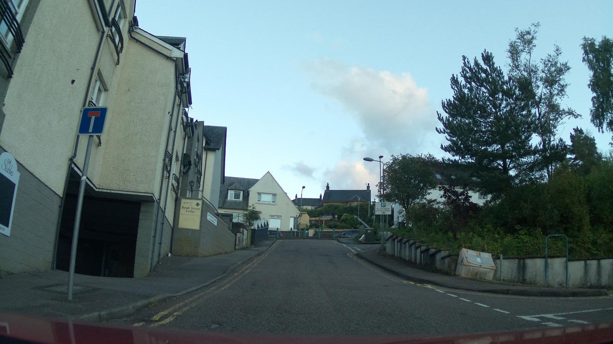 Street view near Bank Street Lodge, Fort William