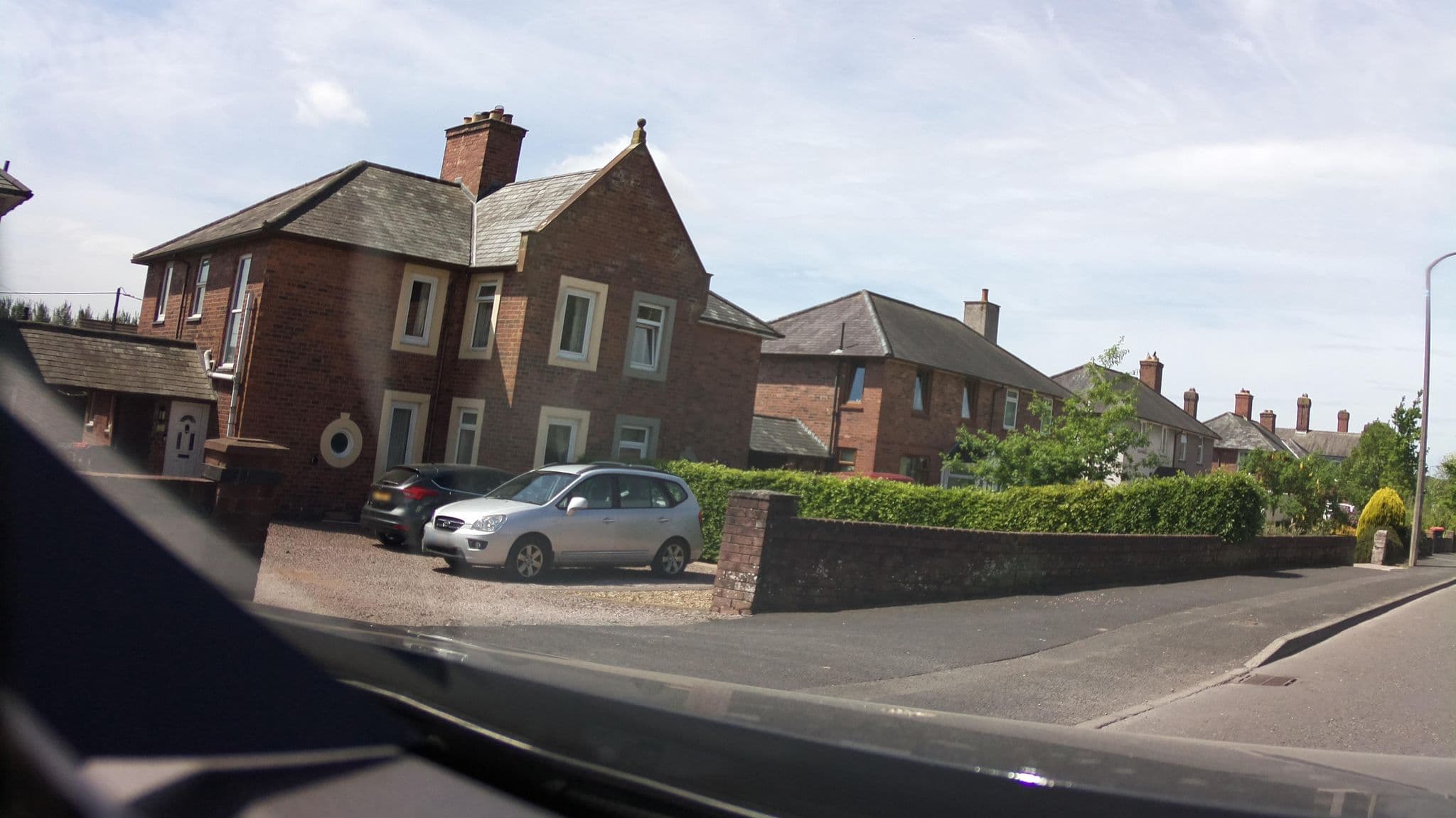 Street view near Hunters Lodge Hotel, Gretna — © southglos (CC BY-SA · Mapillary)