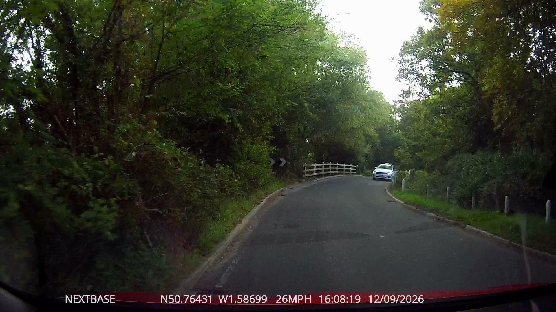 Street view near The Mill at Gordleton, Sway — © OrangeHurst97 (CC BY-SA · Mapillary)