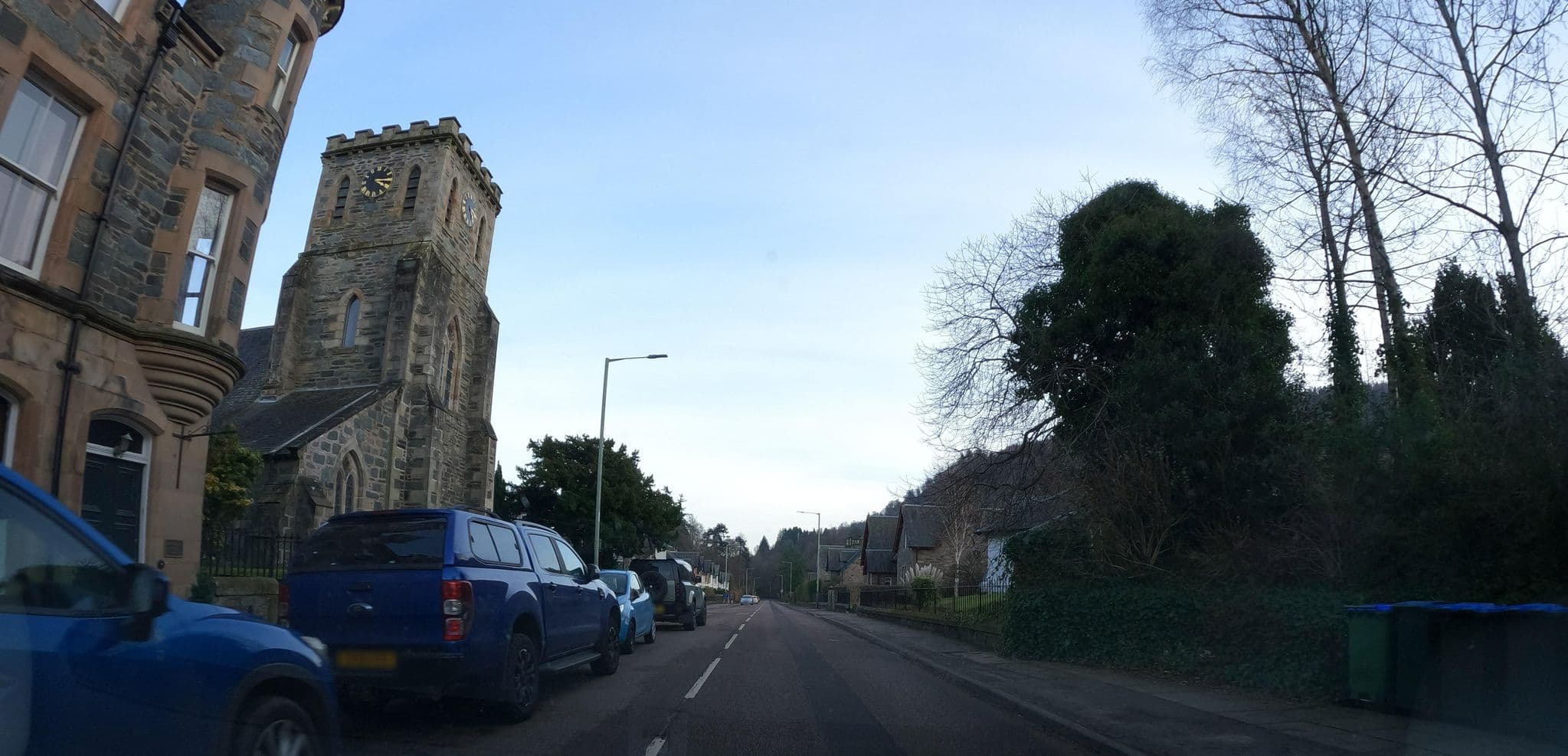 Street view near Drummond House, Dunkeld — © hobgoblin (CC BY-SA · Mapillary)
