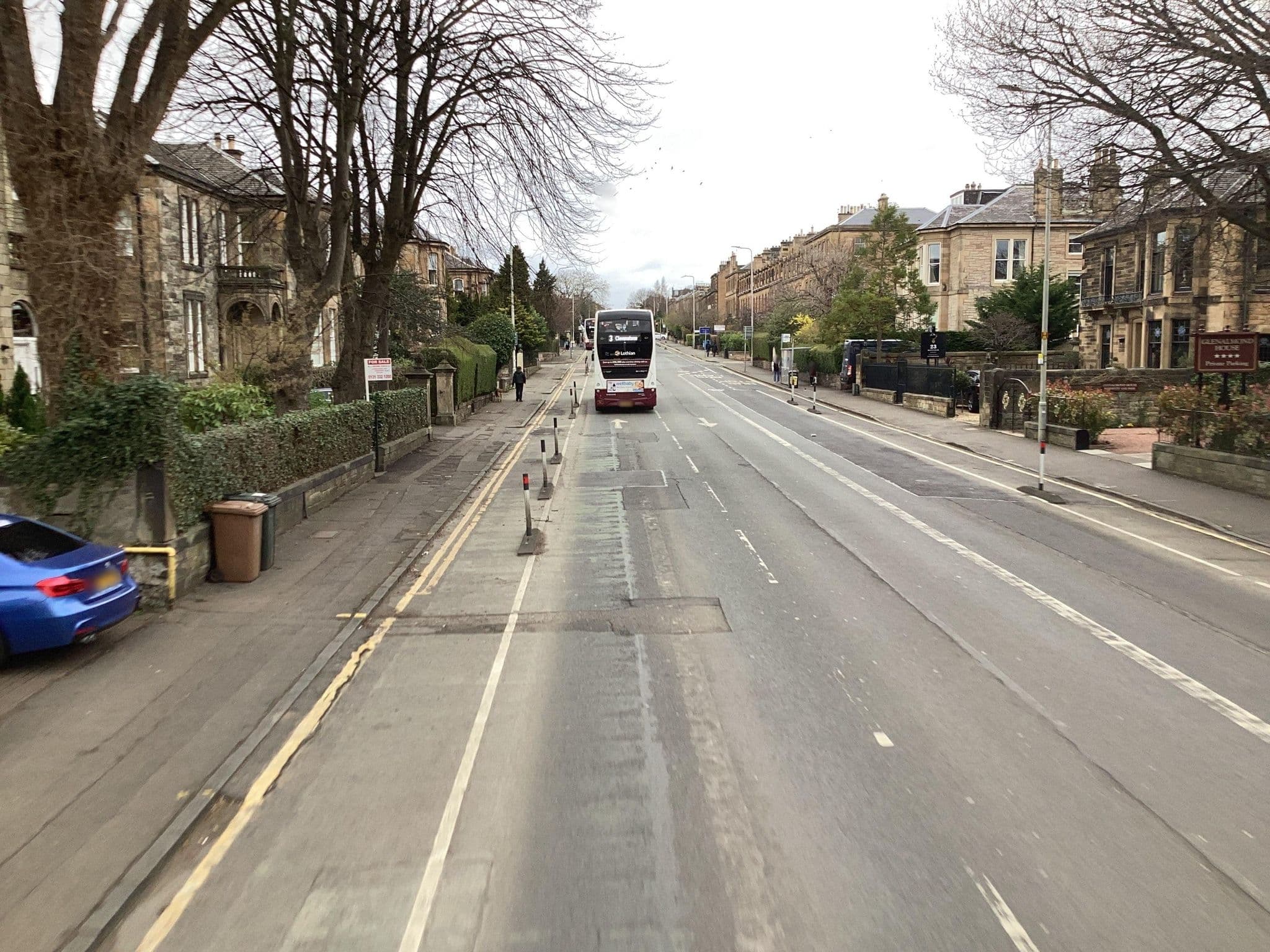 Street view near Auld Reekie, Edinburgh
