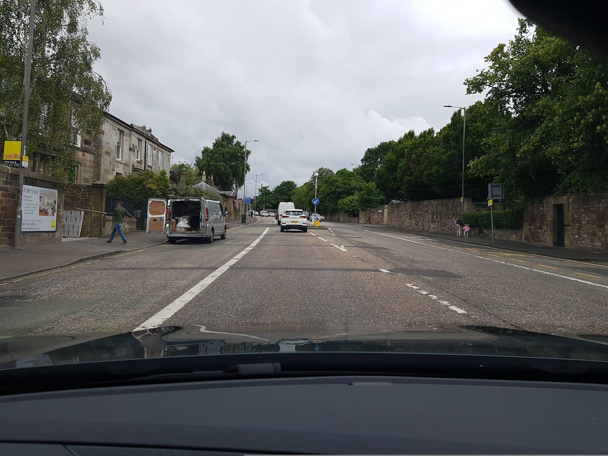 Street view near Gladstone, Edinburgh