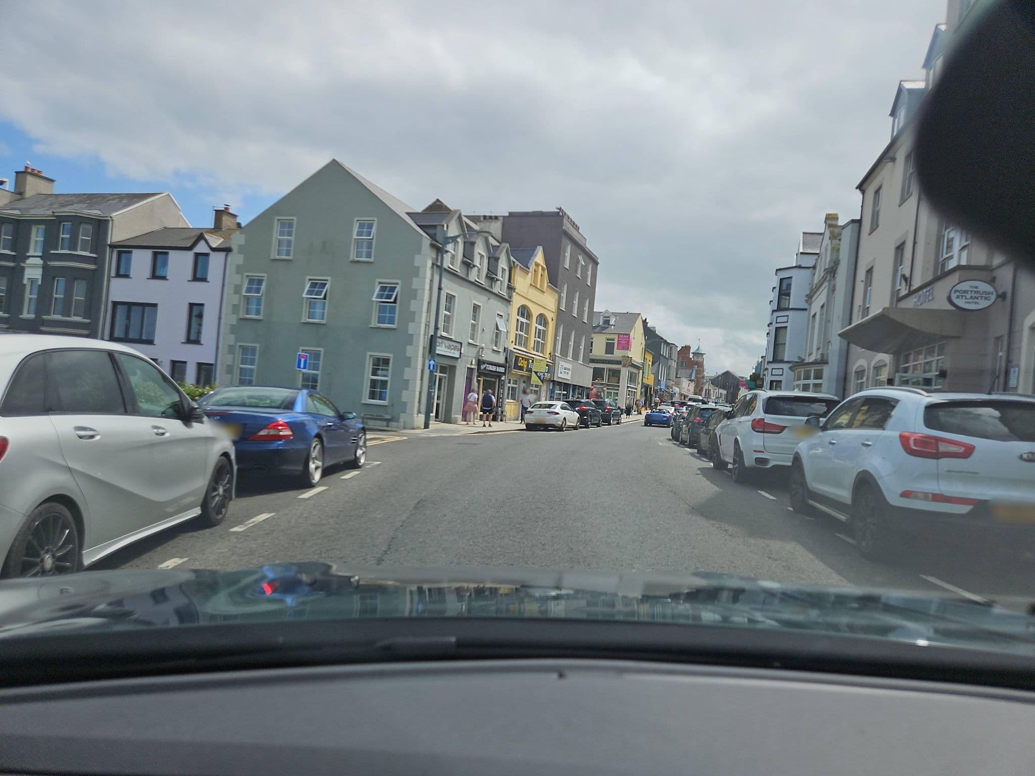 Street view near Portrush Atlantic Hotel, Portrush — © toho (CC BY-SA · Mapillary)