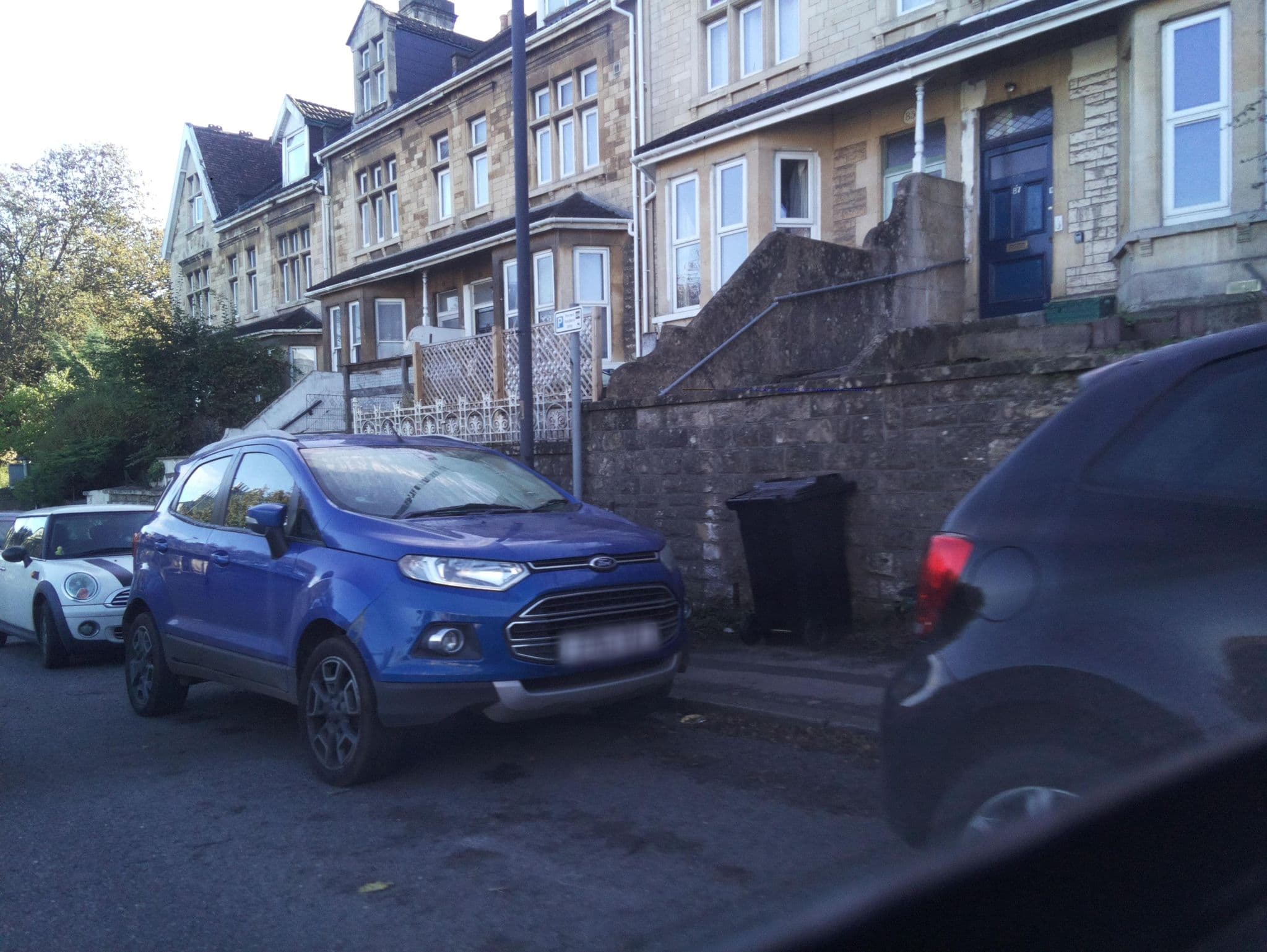 Street view near Abbey Rise, Bath