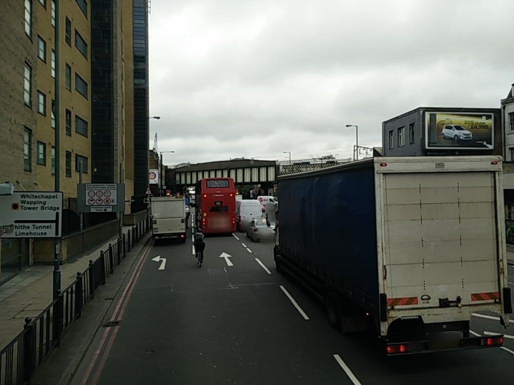 Street view near MAX Serviced Apartments, Limehouse — © ccossio (CC BY-SA · Mapillary)