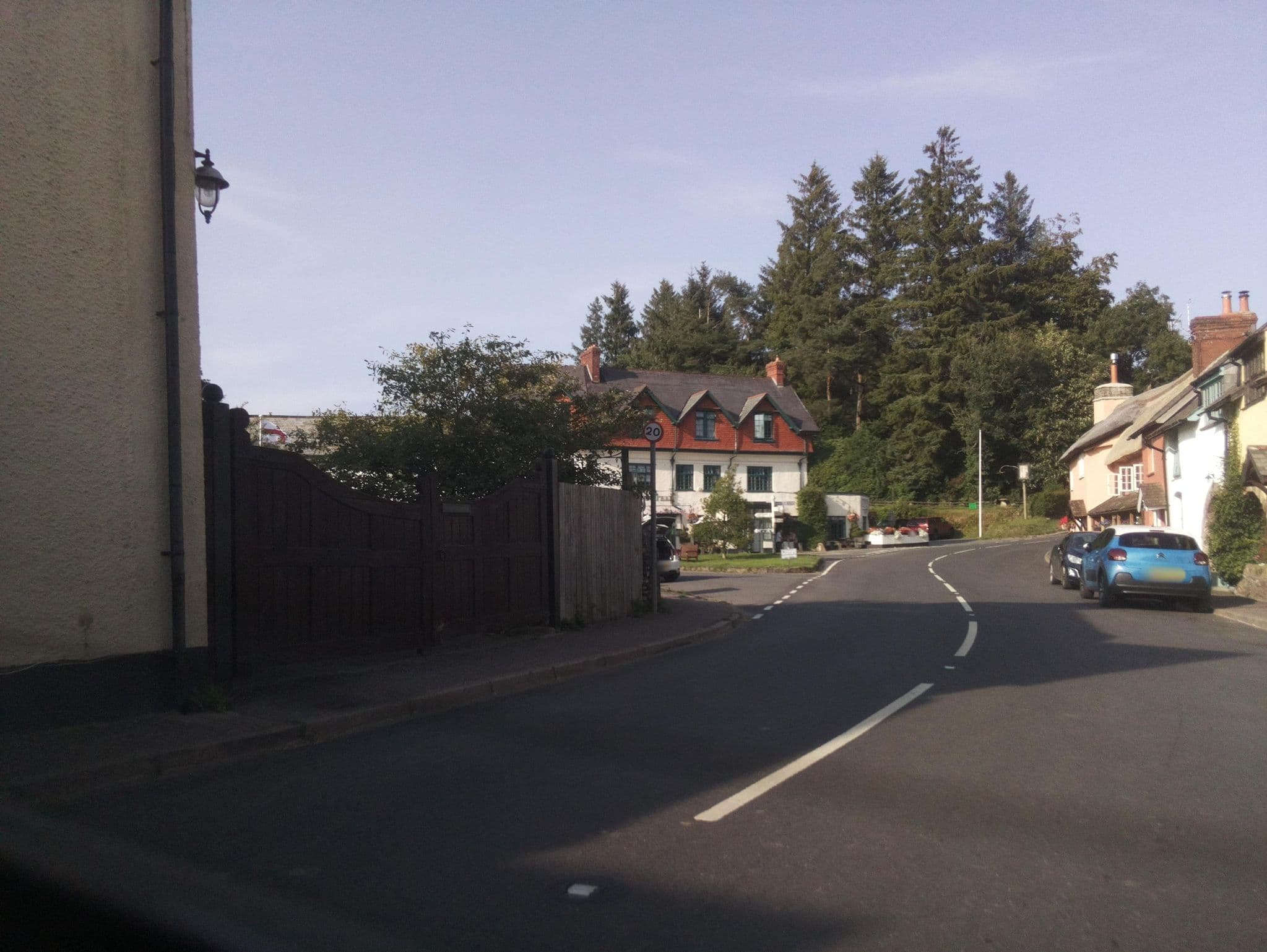 Street view near Exmoor Lodge, Porlock — © southglos (CC BY-SA · Mapillary)
