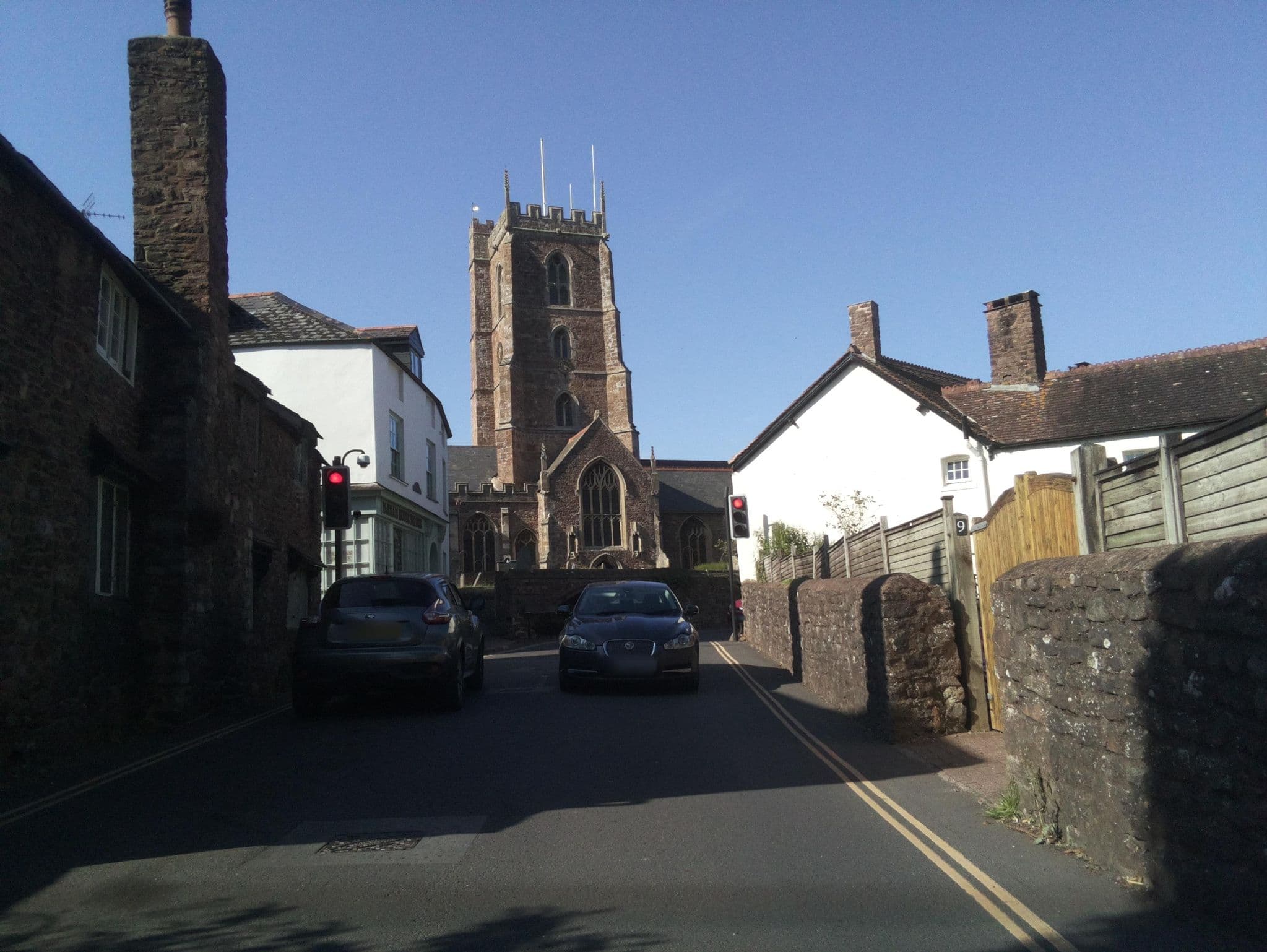 Street view near Saint George's cottage, Minehead — © southglos (CC BY-SA · Mapillary)