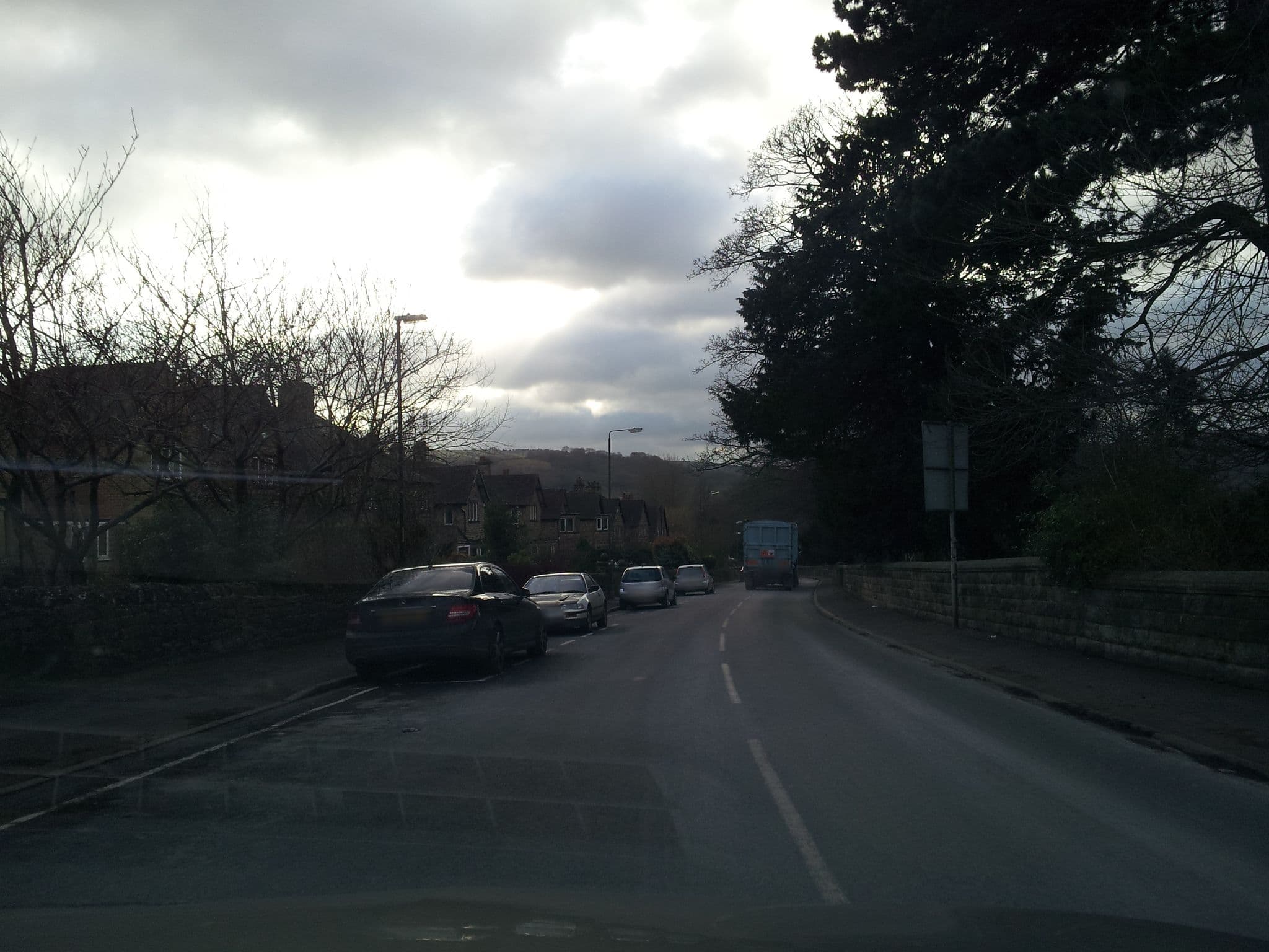 Street view near Whitworth Lodge, Matlock — © adam2 (CC BY-SA · Mapillary)