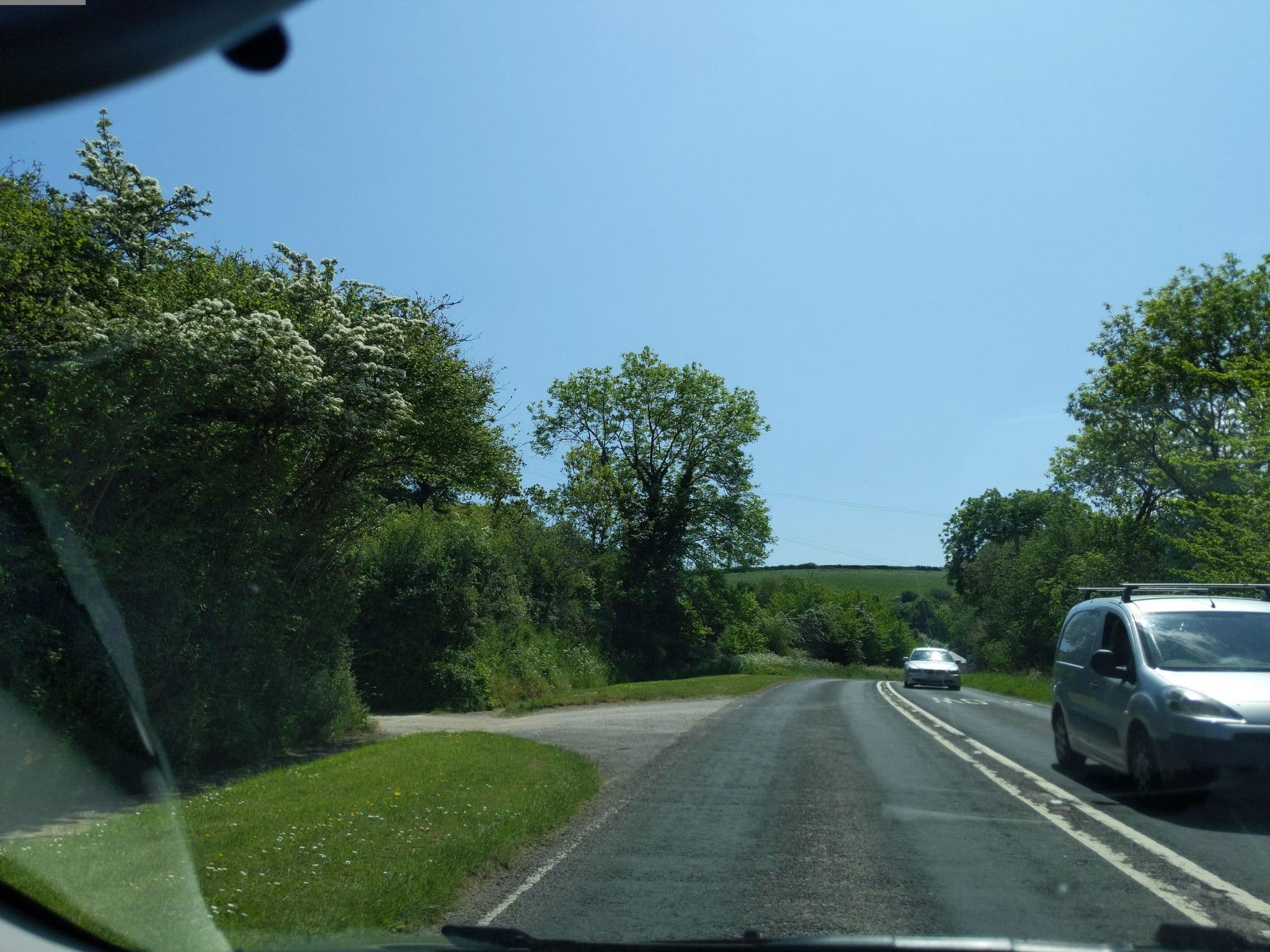 Street view near Tresowga Cottage CL, Probus — © WaggyDog (CC BY-SA · Mapillary)