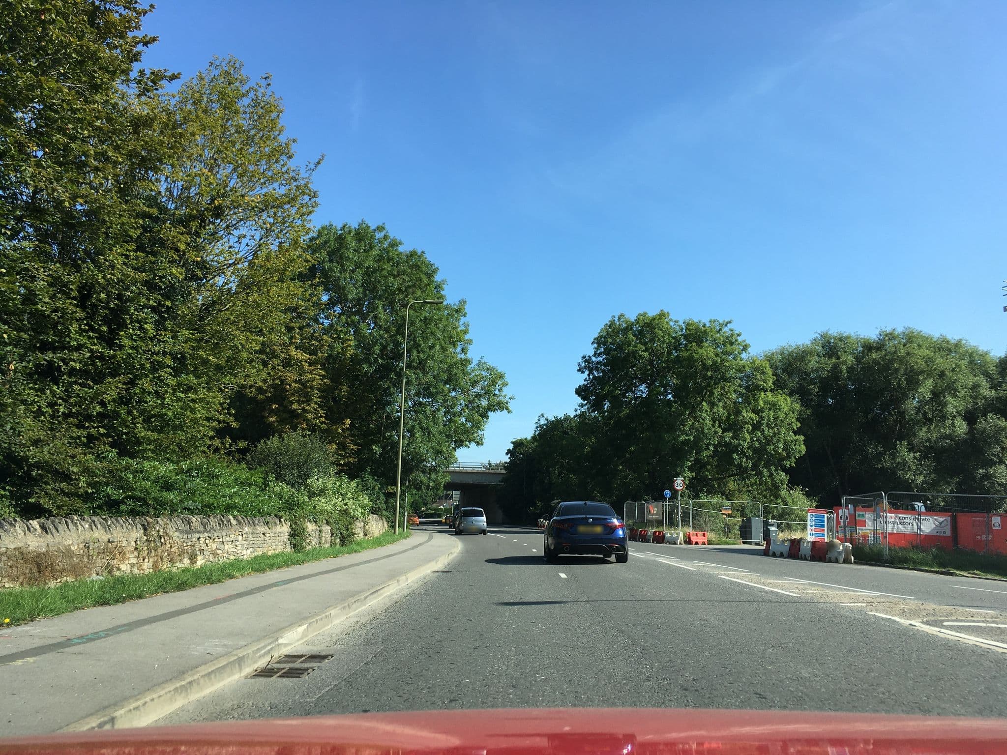 Street view near Travelodge, Ducklington — © southglos (CC BY-SA · Mapillary)