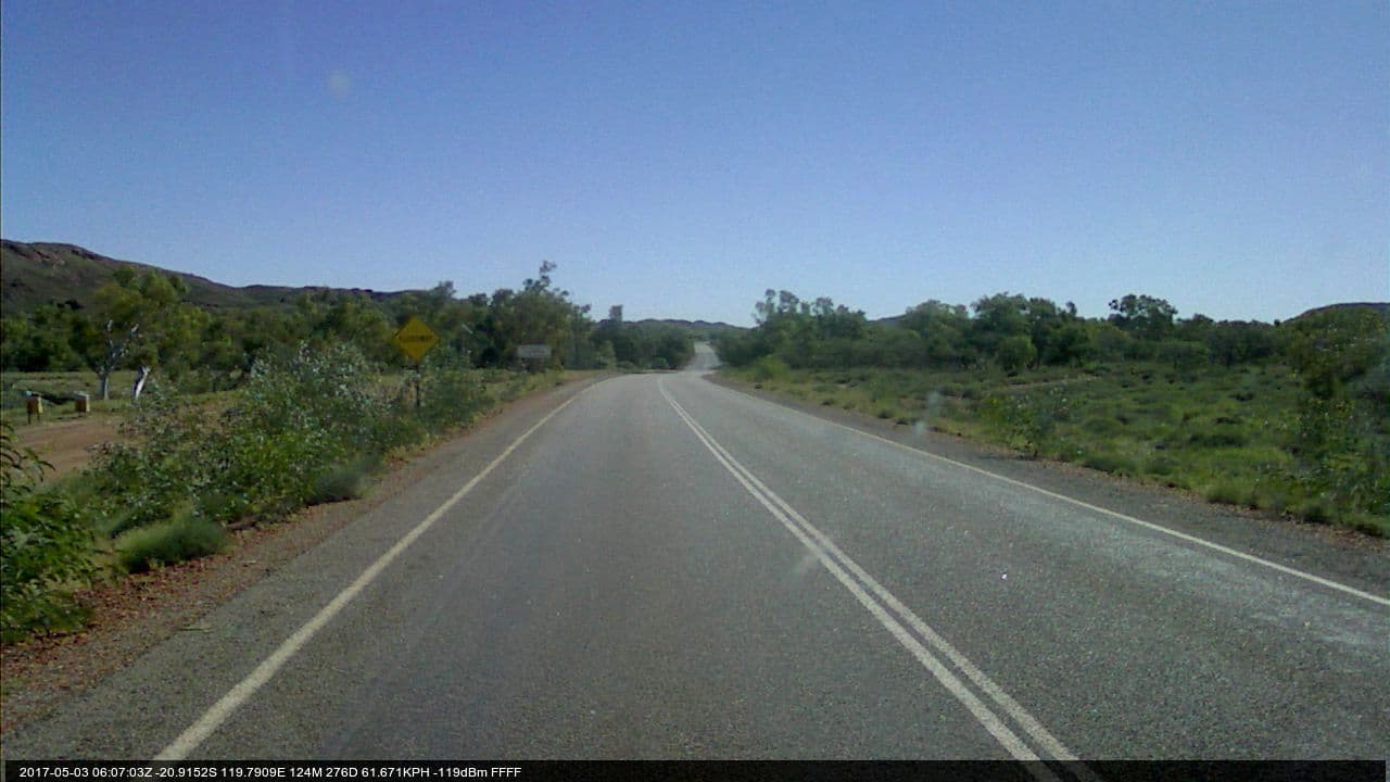 Street view near Coongan River, Nullagine — © bob3bob3 (CC BY-SA · Mapillary)