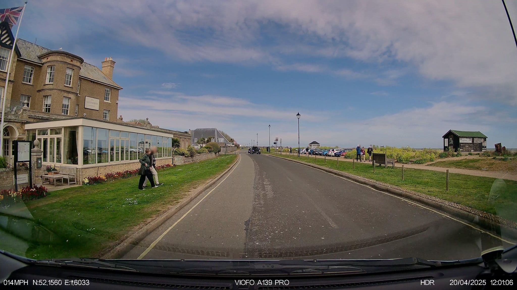 Street view near Wentworth Hotel, Aldeburgh — © IpswichEdits (CC BY-SA · Mapillary)