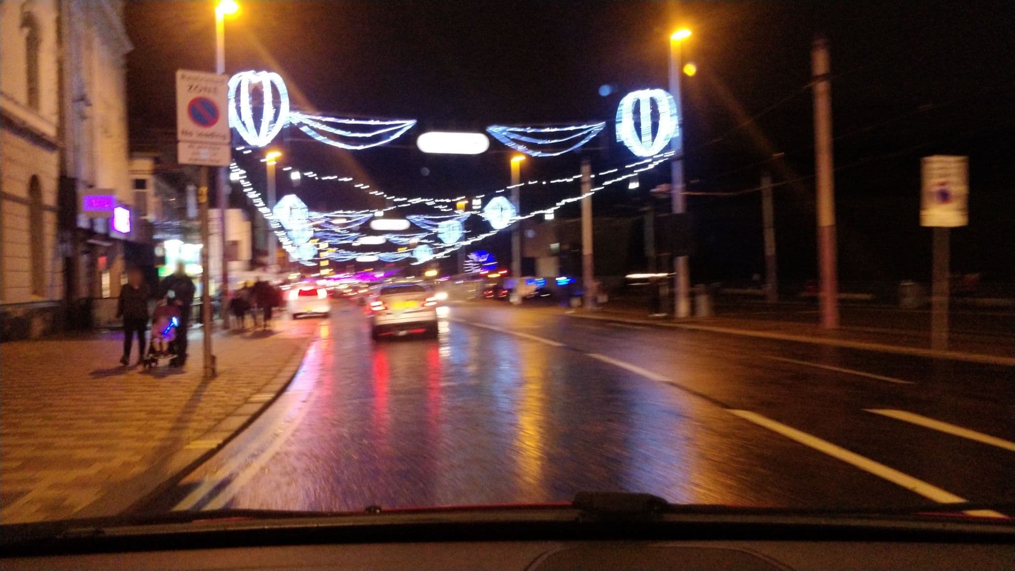 Street view near Forshaws Hotel, Blackpool