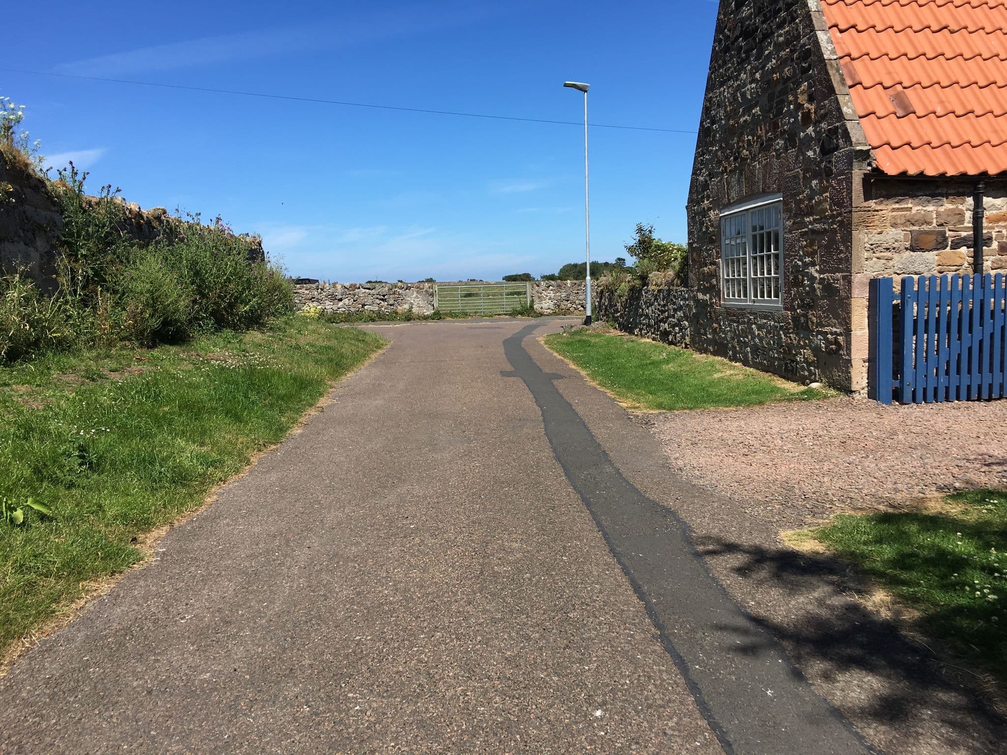 Street view near St. Oswald's Cottage, Belford — © gness (CC BY-SA · Mapillary)